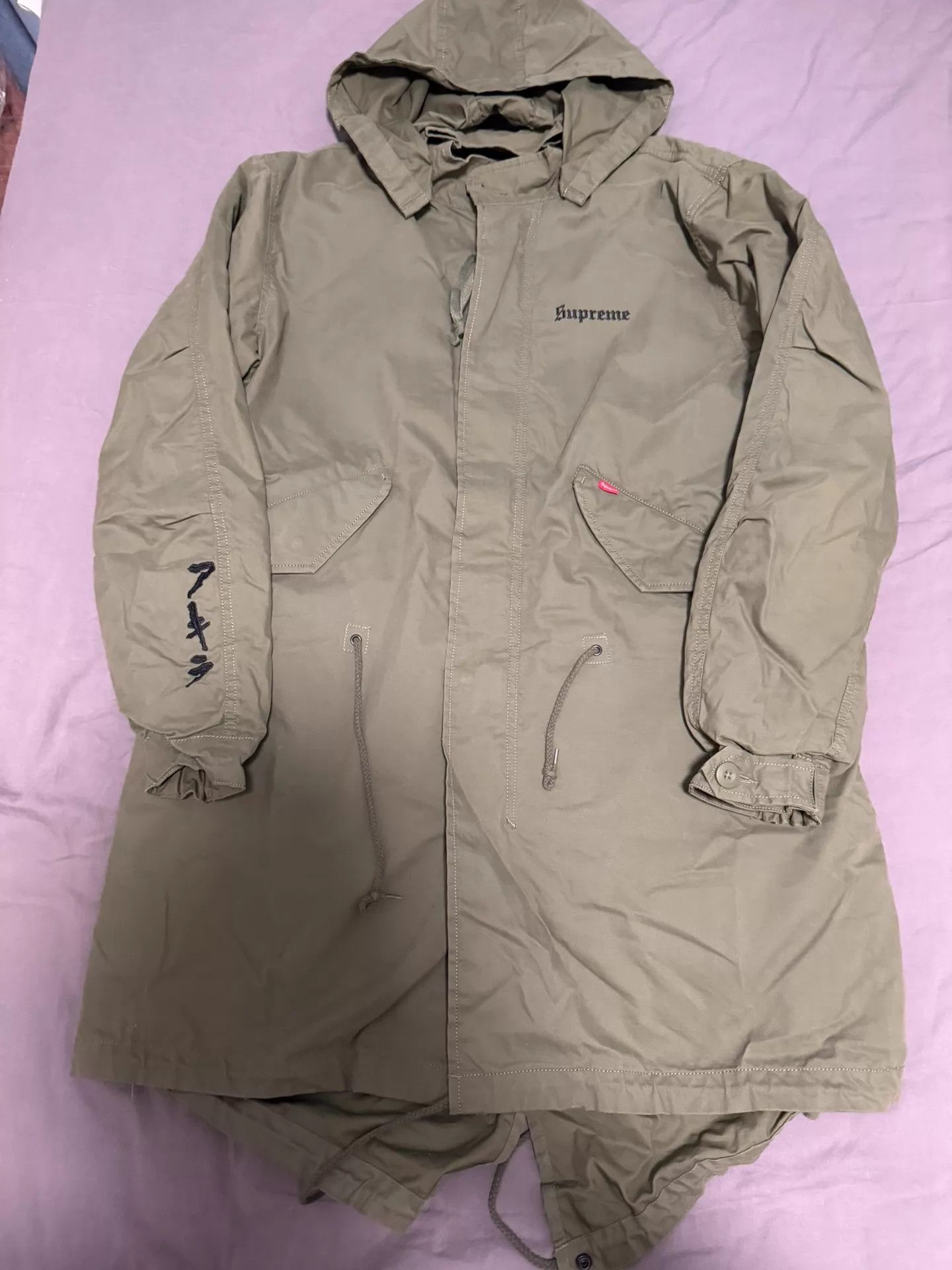 Supreme Supreme Akira Fishtail Coat Olive S Size US S / EU 44-46 / 1 - 2 Thumbnail