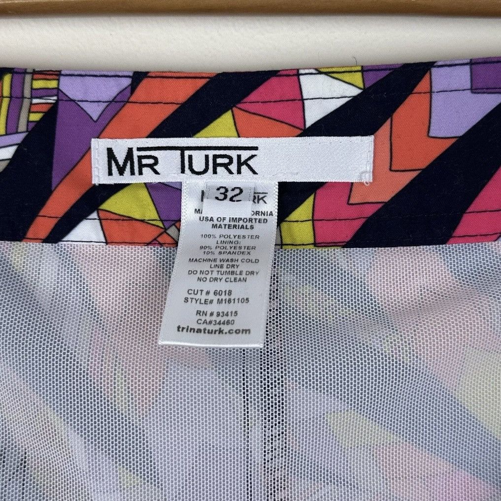 Mr Turk 70s print Mr Turk Size 32 orange and purple trunks Size US 32 / EU 48 - 6 Thumbnail