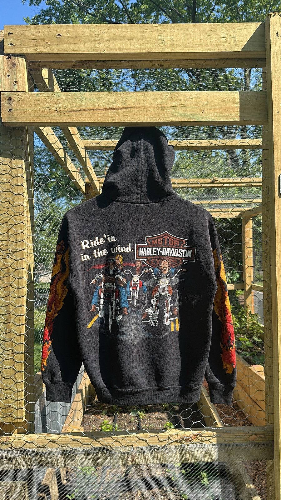 4GSELLER × Harley Davidson × Vintage 80's Harley Davidson Hoodie Size US M / EU 48-50 / 2 - 4 Thumbnail