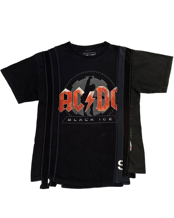 Needles Rebuild by Needles 7-Cut AC/DC Black Ice Tee size M | Grailed