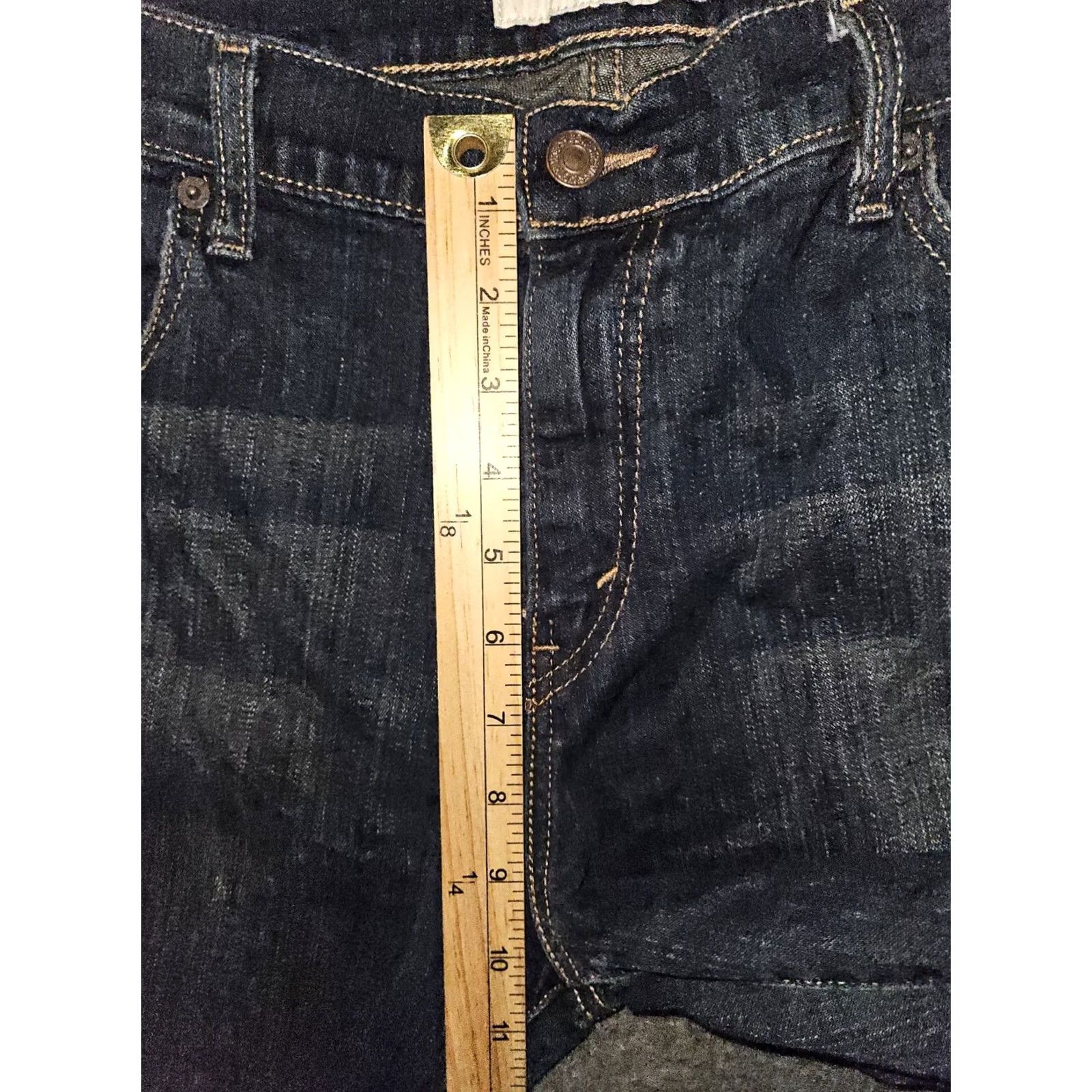 Levi's Levi's 515 Bootcut Jeans Women's 14 Short Mid Rise Blue Denim Stretch Preppy Size 36" / US 14 / IT 50 - 6 Thumbnail