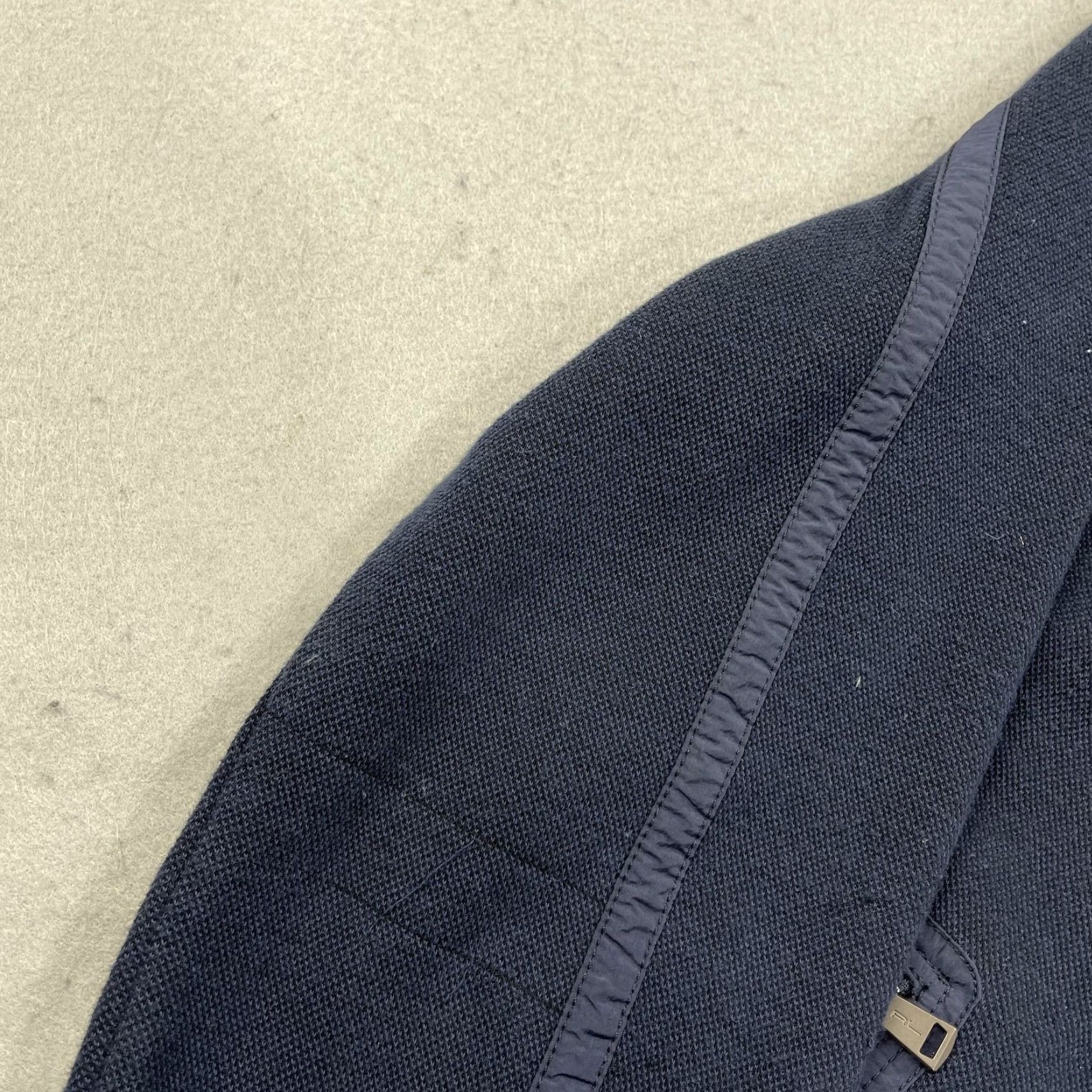 Polo Ralph Lauren Polo Ralph Lauren Hoodie Mens XL Navy Full Zip Cotton Nylon Hood Sweatshirt Size US XL / EU 56 / 4 - 4 Thumbnail