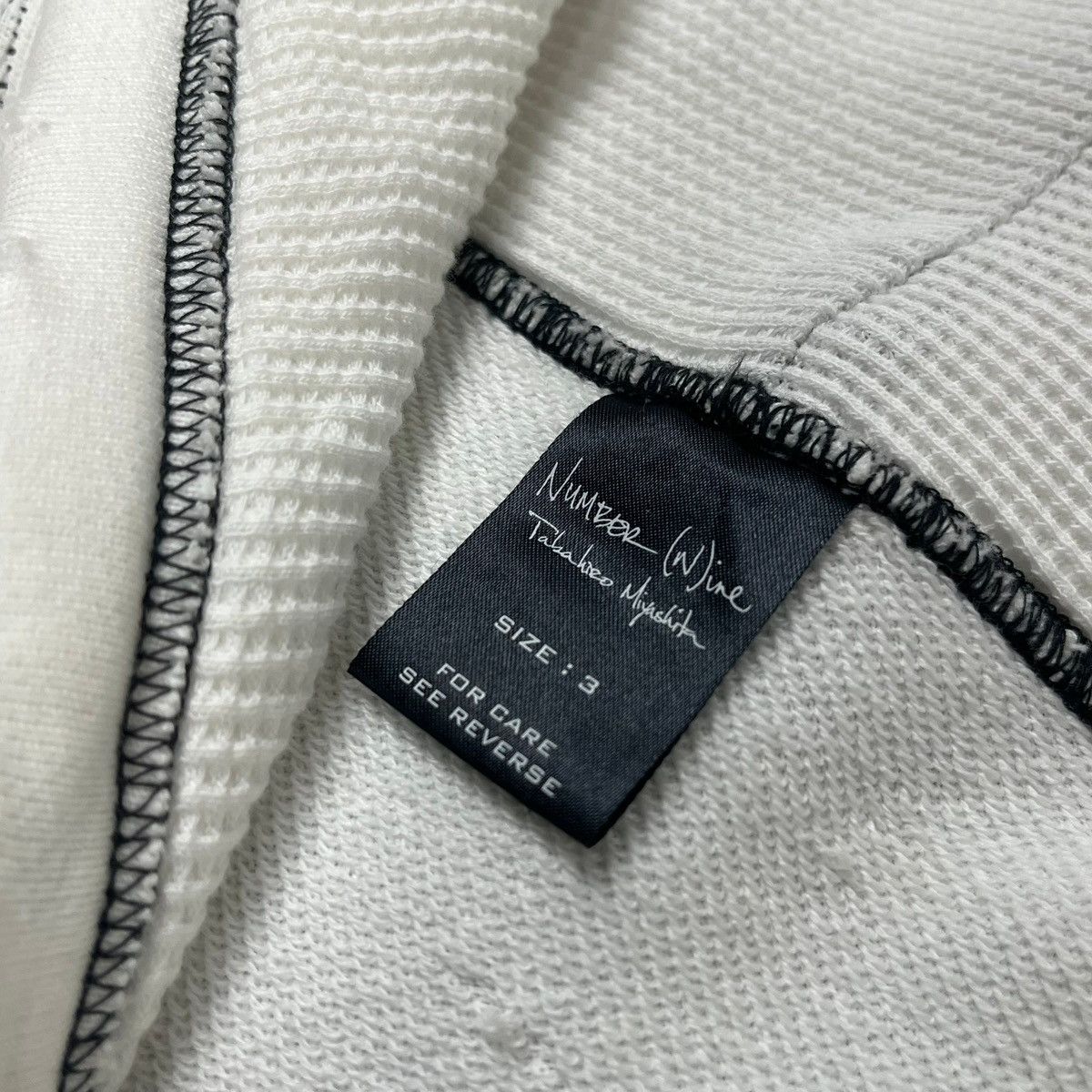 Number (N)ine Number (N)ine SS05 “Nightcrawler” Asymmetrical Zip-up Size US L / EU 52-54 / 3 - 3 Thumbnail