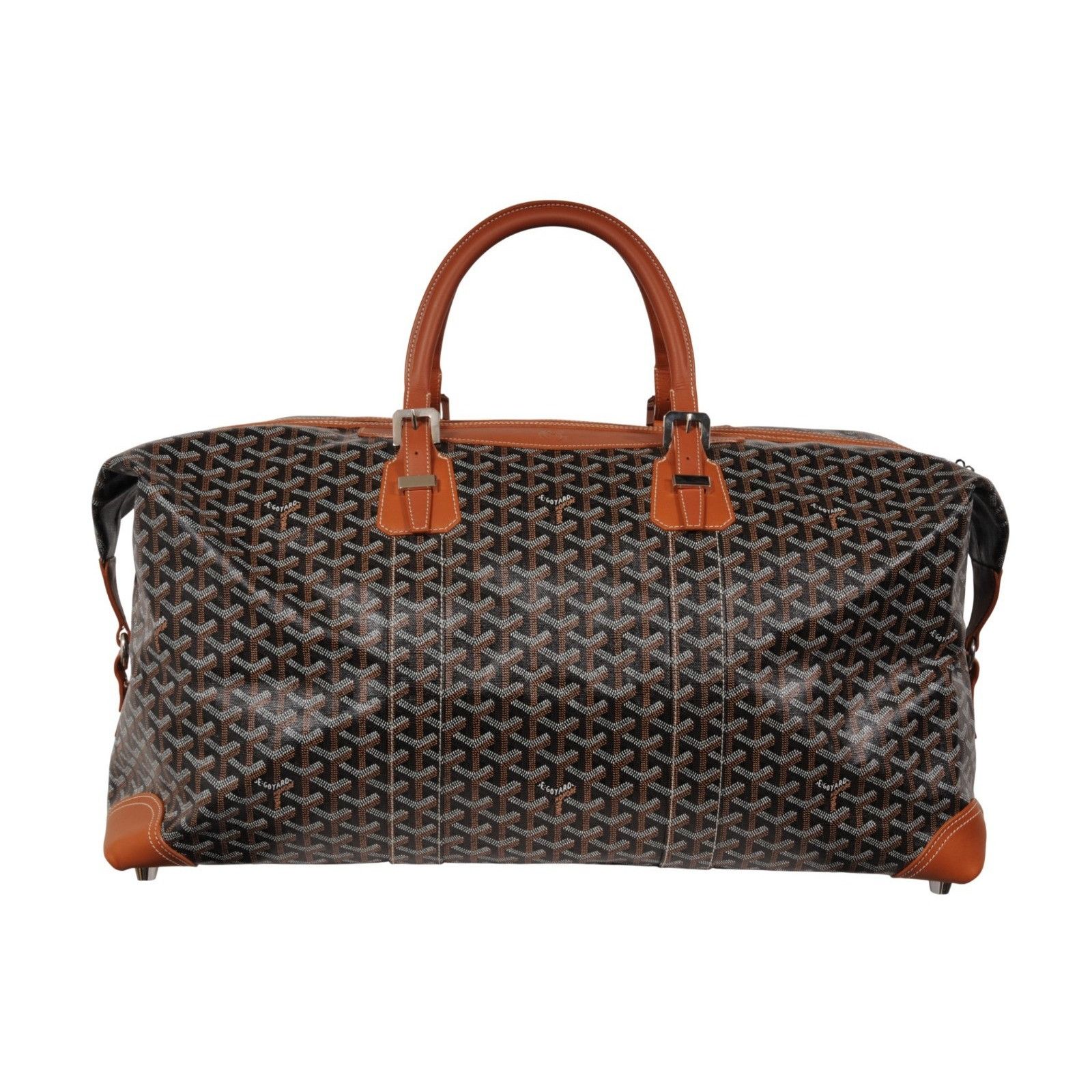 Goyard Boeing 55 Duffle Bag Brown Black Travel Carry On Week Size ONE SIZE - 20 Thumbnail