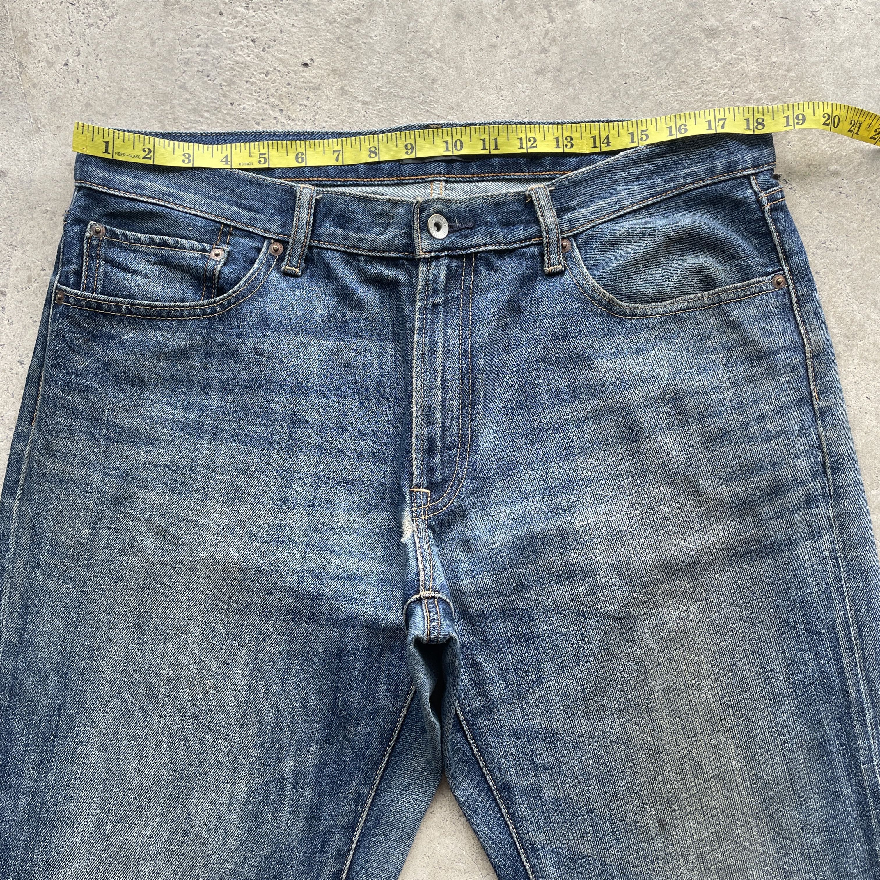Japanese Brand × Jean VINTAGE JAPANESE JEANS FADED RUSTY DENIM PANTS W37 Size US 37 - 5 Thumbnail