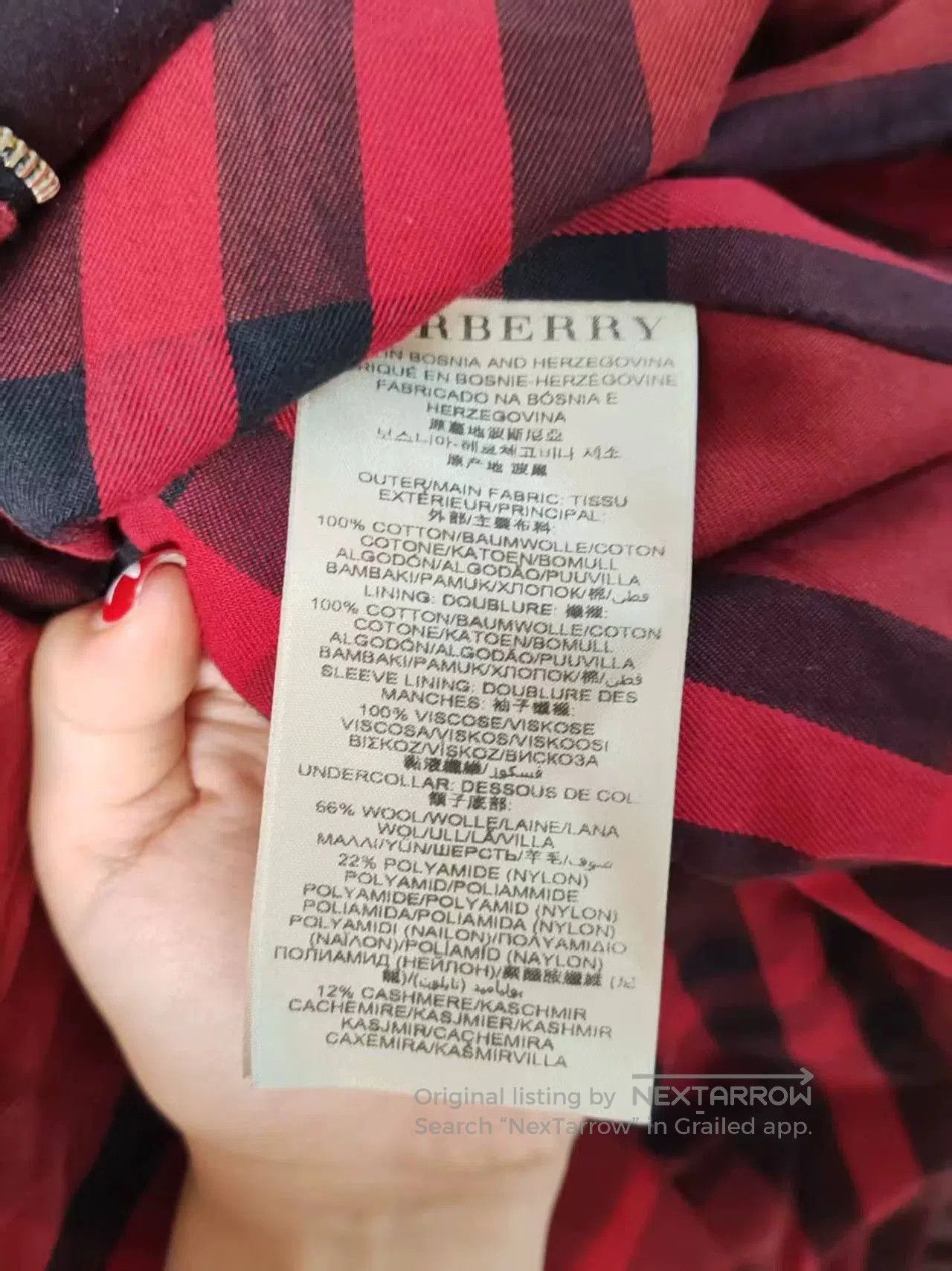 Burberry Burberry Coat Genuine Outerwear. Size US M / EU 48-50 / 2 - 4 Thumbnail