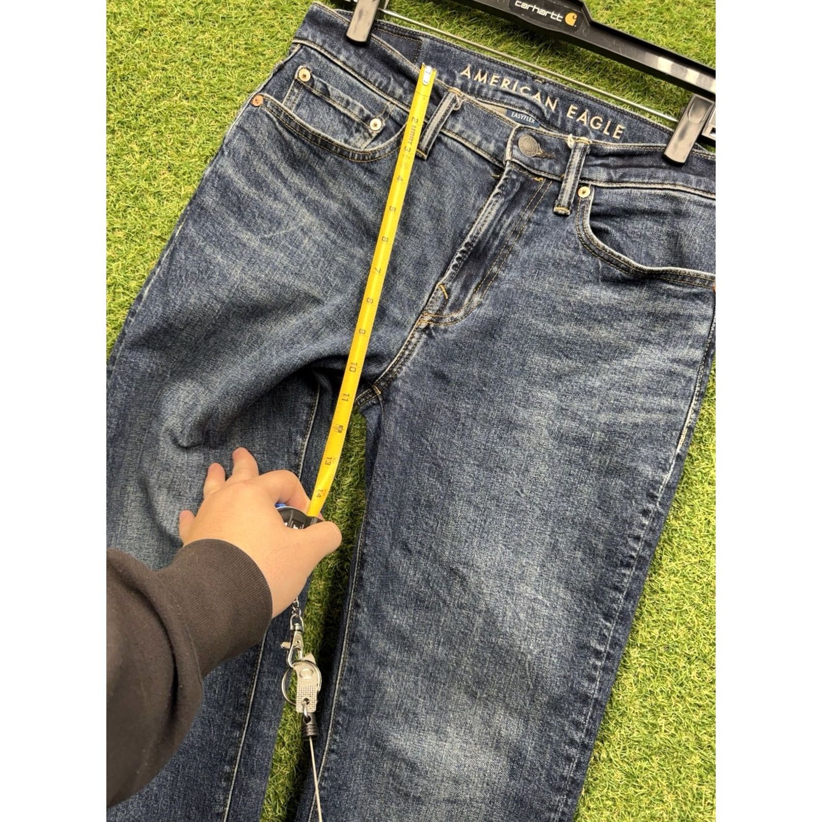 American Eagle Outfitters American Eagle Outfitters Jeans Mens 29x30 Bootcut Dark Wash Denim Blue 5-Pocket Regular Rise Mens Jeans Size US 29 - 5 Thumbnail