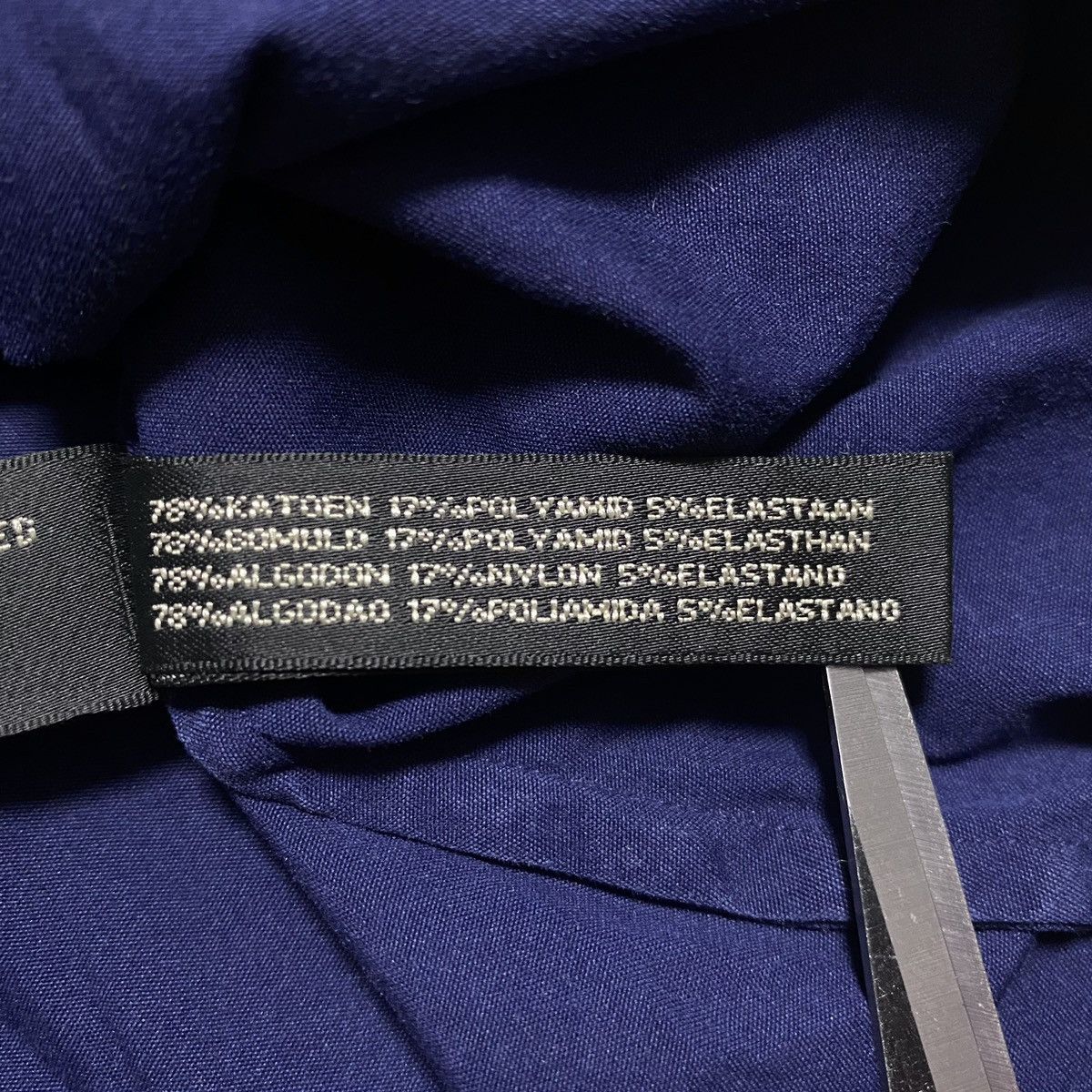 Ralph Lauren Black Label Ralph Lauren Black Label Navy Stretchy Luxury Blouse Shirt Size XS / US 0-2 / IT 36-38 - 18 Thumbnail