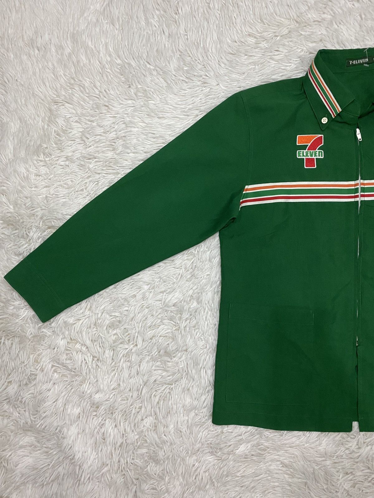 Japanese Brand × Vintage Vintage 7 Eleven Workers Jacket Size US XS / EU 42 / 0 - 3 Thumbnail