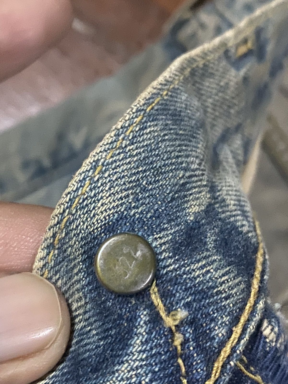 Levi's Vintage Levi’s 503B XX Big E lvc Redline Distressed 34X29 Size US 34 / EU 50 - 11 Thumbnail