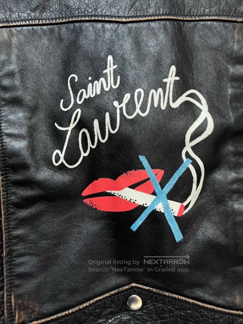 Saint Laurent Paris Saint Laurent Paris Leather Vintage Anti-Smoking Leather J Size XS / US 0-2 / IT 36-38 - 8 Thumbnail