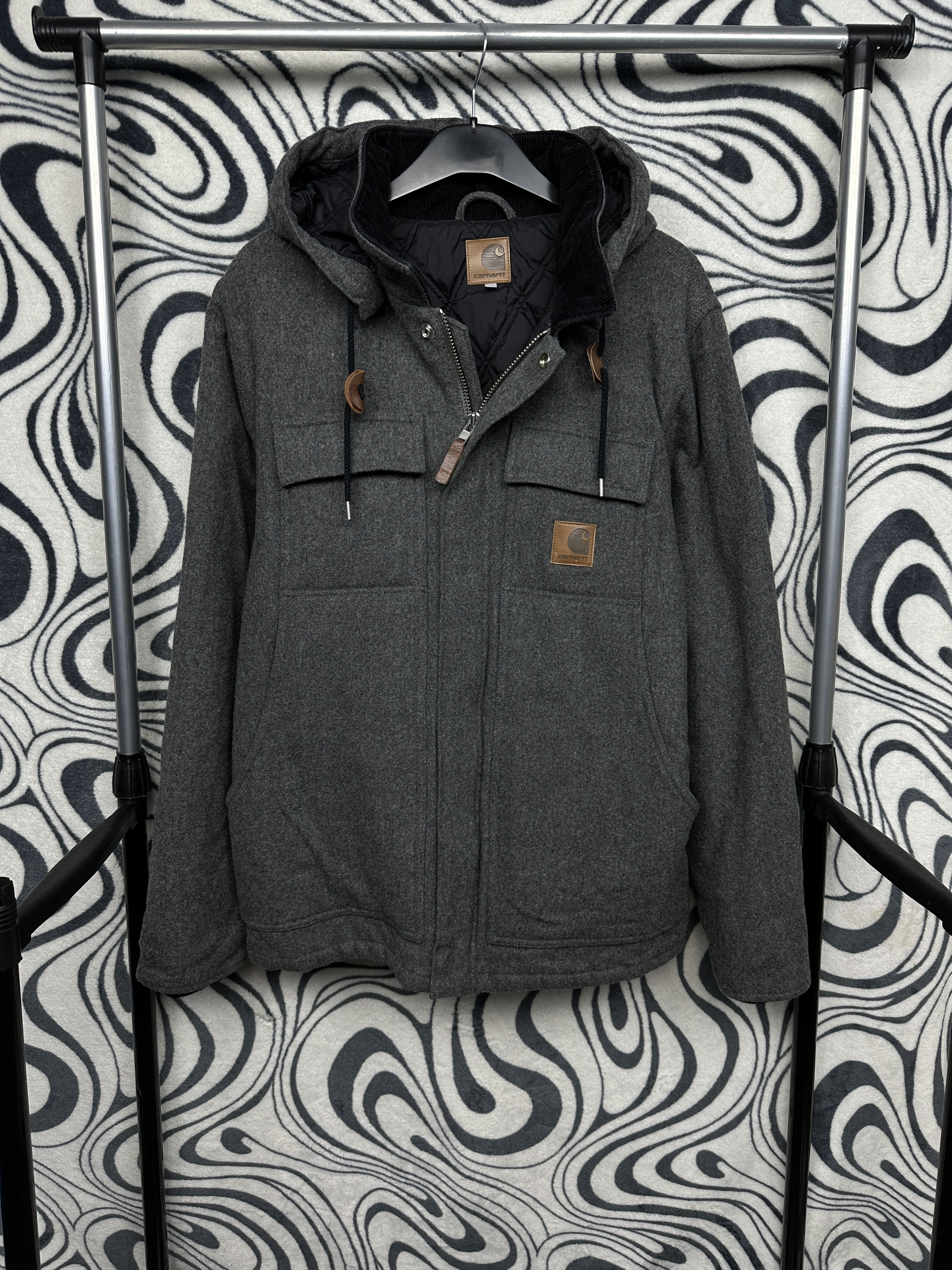 Carhartt Carhartt Mens Wool Arctic Coat Jacket Size US L / EU 52-54 / 3 - 1 Thumbnail
