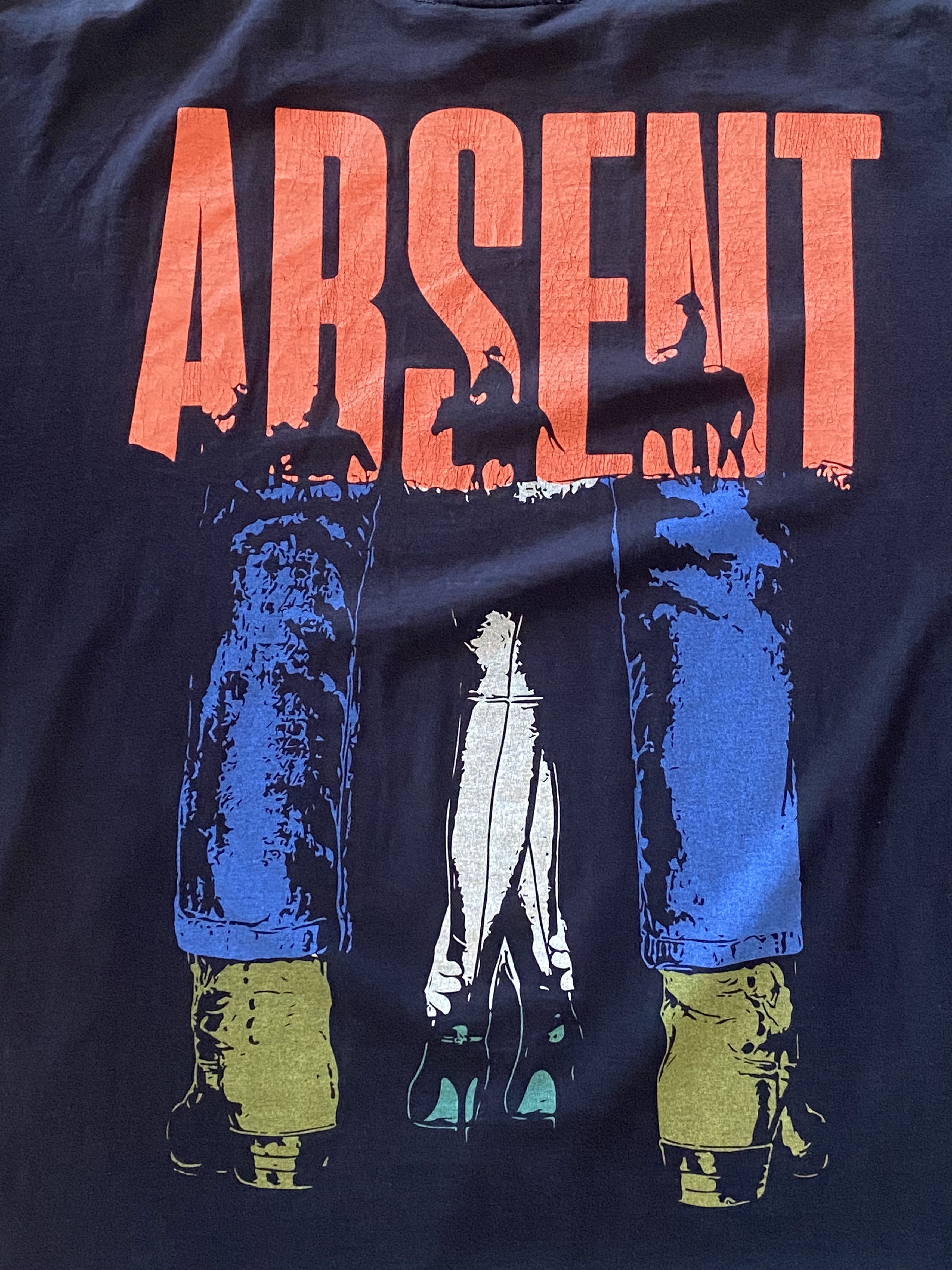 Absent Absent USA Cowboy Graphic T-Shirt – Puff Print Size US XXL / EU 58 / 5 - 5 Thumbnail