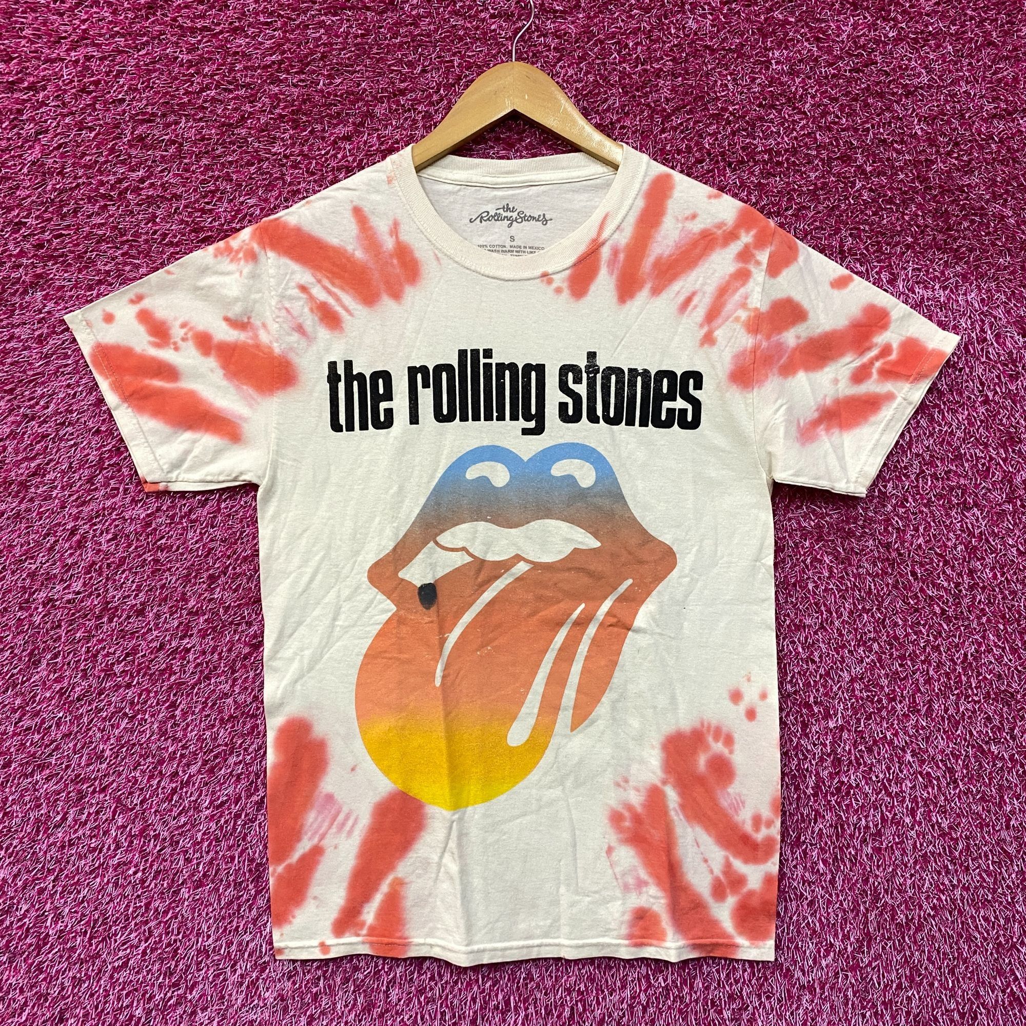 The Rolling Stones The Rolling Stones Sunset Rock Distressed Tie Dye Tshirt siz Size S / US 4 / IT 40 - 1 Thumbnail