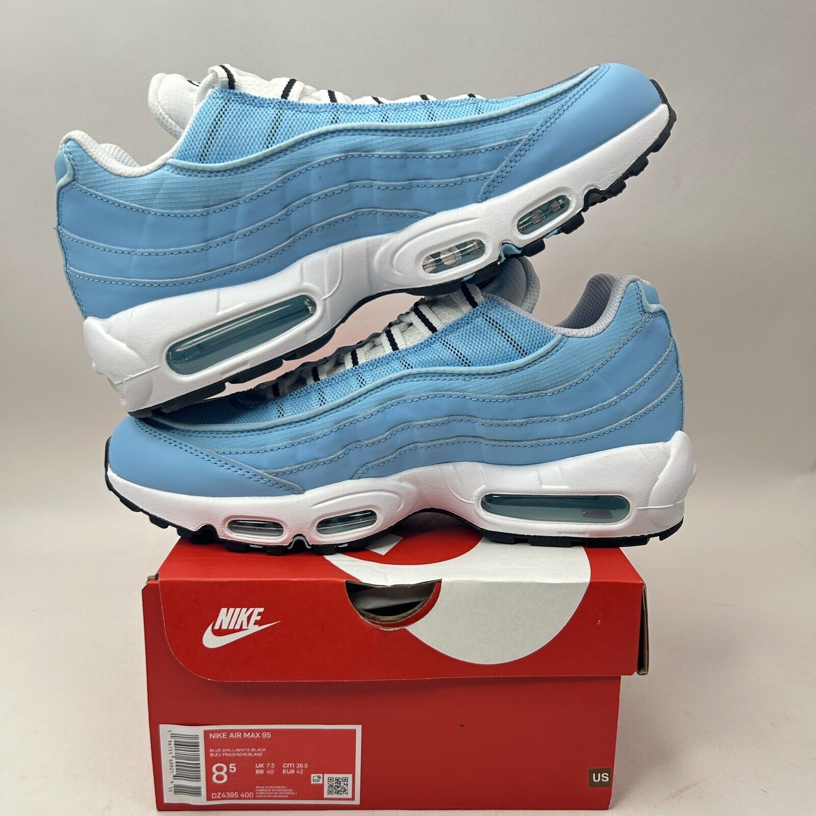 Nike Nike Shoes Air Max 95 Shoes “Blue Chill” 2023 Size US 8.5 / EU 41-42 - 3 Thumbnail