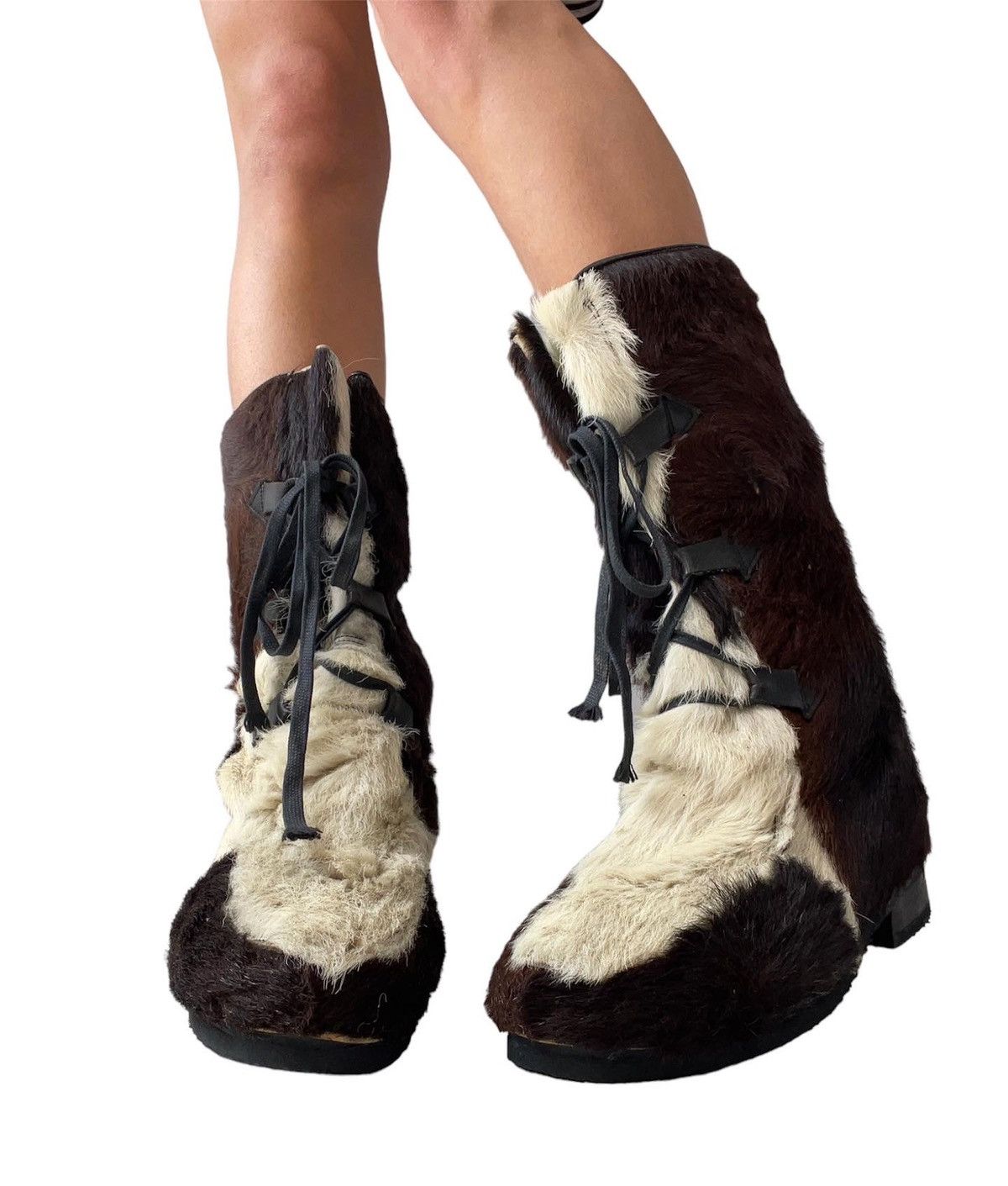 image of Vintage 90’S Boots in Black, Women's (Size 8.5)