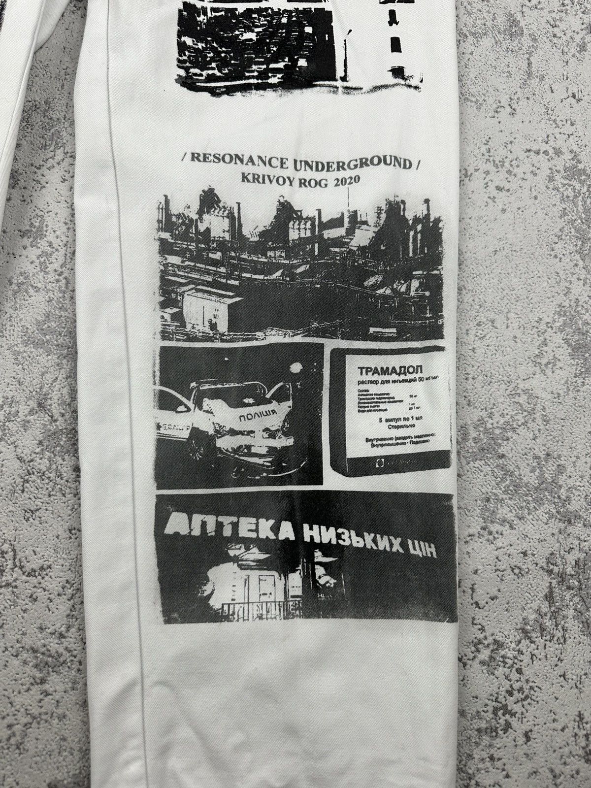 Other Custom White Krivoy Rog Pants RESONANCE UNDERGROUND 2020 Size US 30 / EU 46 - 3 Thumbnail