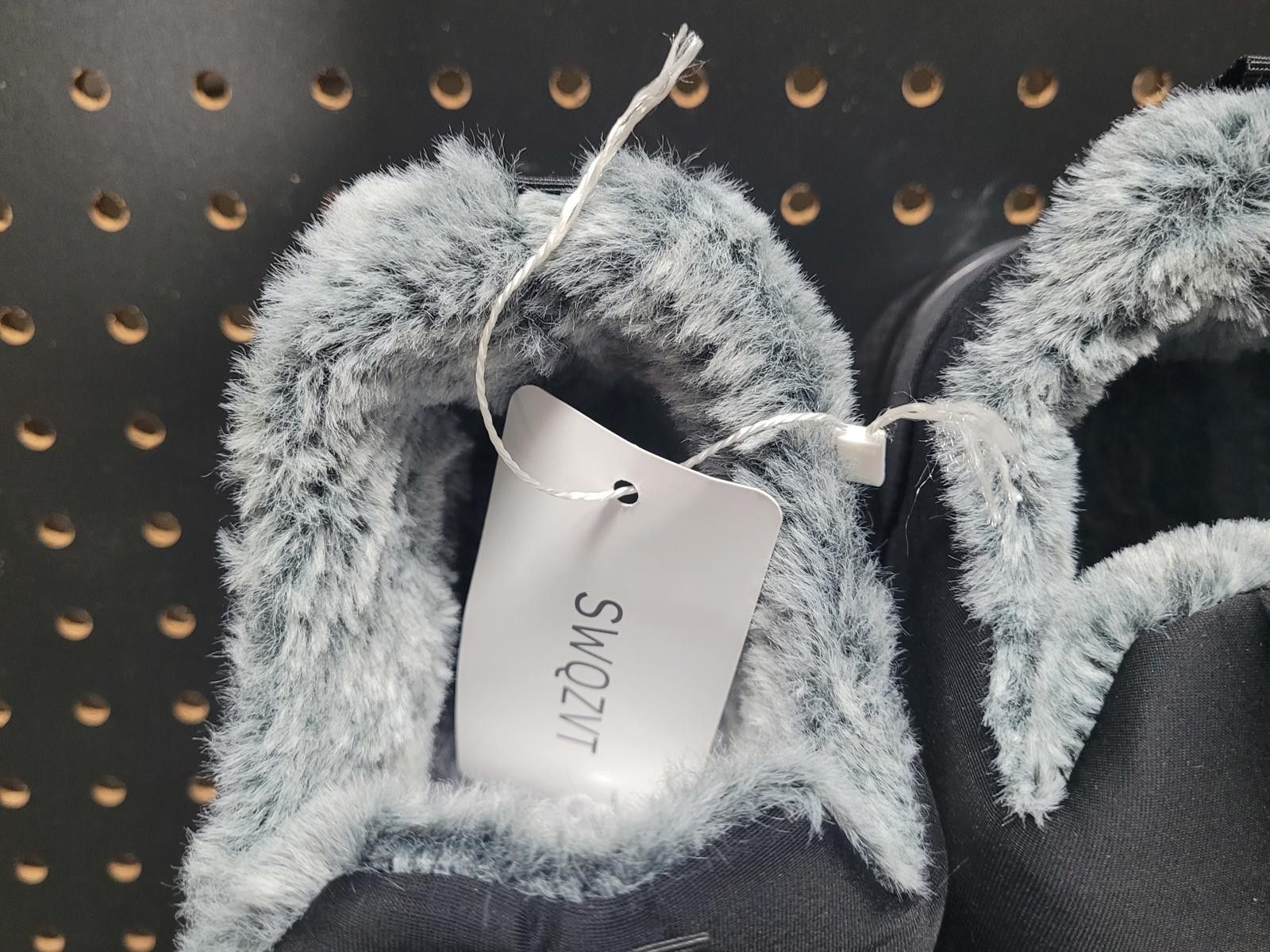 Other Cozy Black Furry Slippers - Act Fast, Stay Warm! Size US 9 / EU 42 - 6 Thumbnail