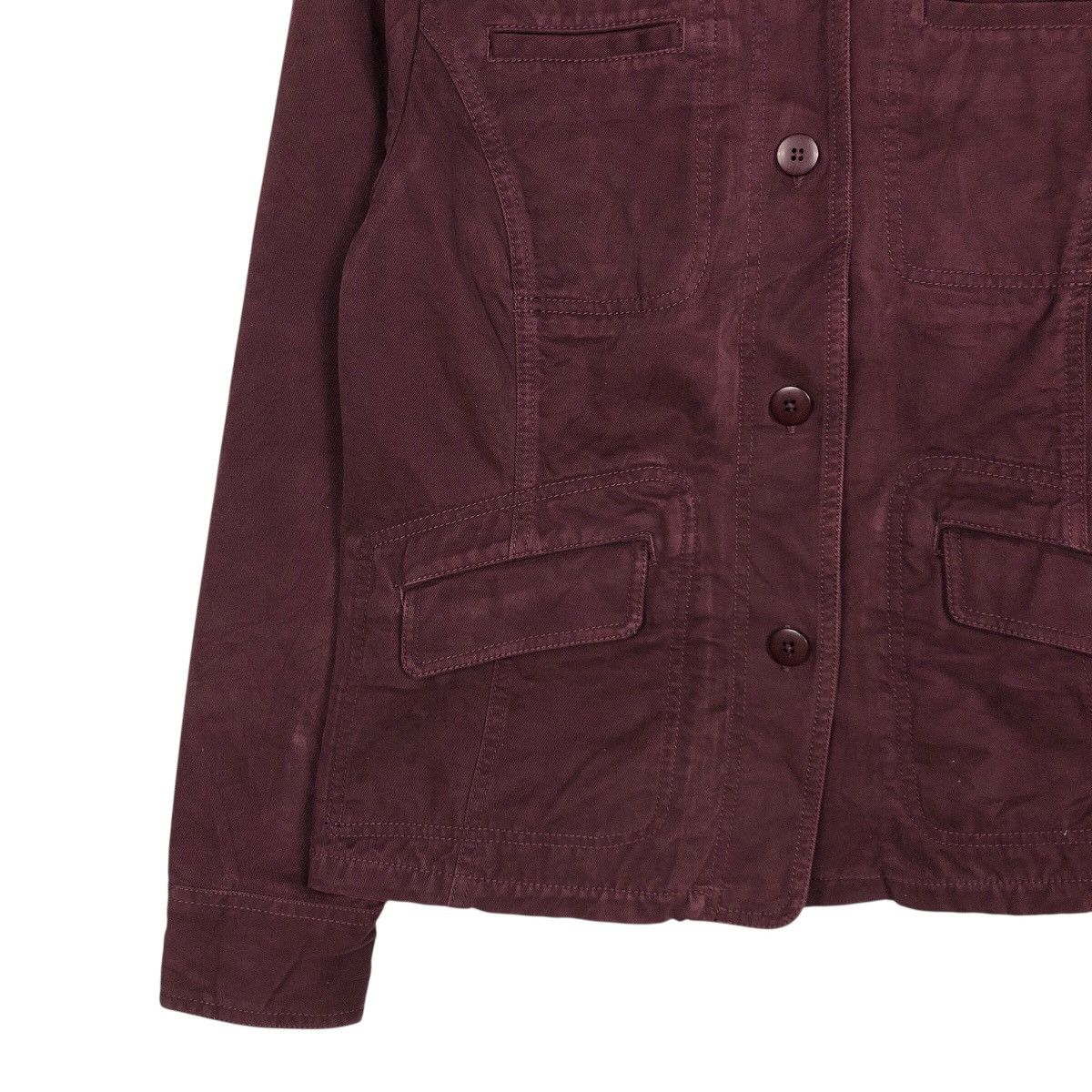 L.L. Bean 📌Rich Purple Chore Work Jacket Duck Canvas L.L.Bean Size US XL / EU 56 / 4 - 5 Thumbnail