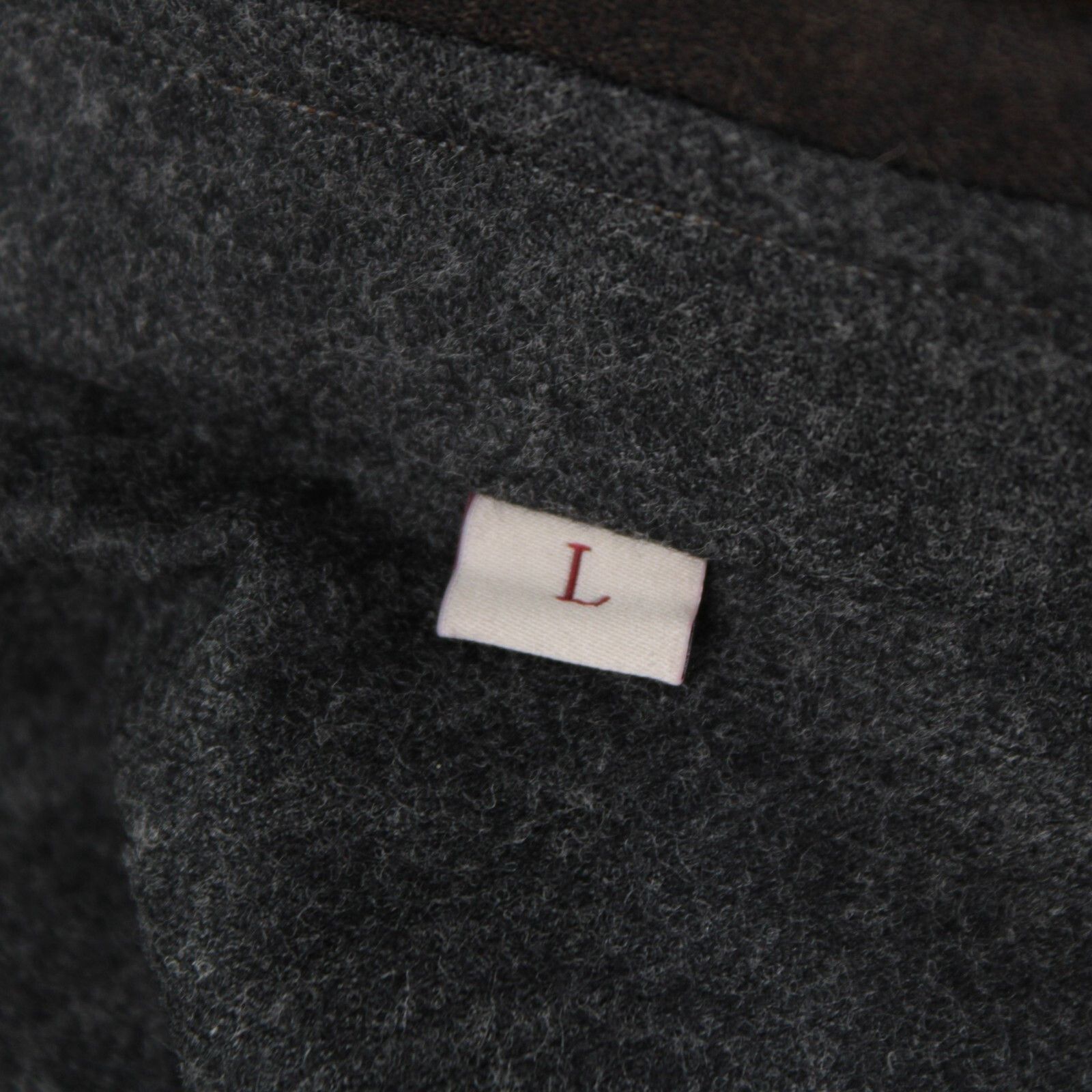 Luciano Barbera Luciano Barbera Overshirt Size L US In Brown Wool Size US L / EU 52-54 / 3 - 8 Thumbnail