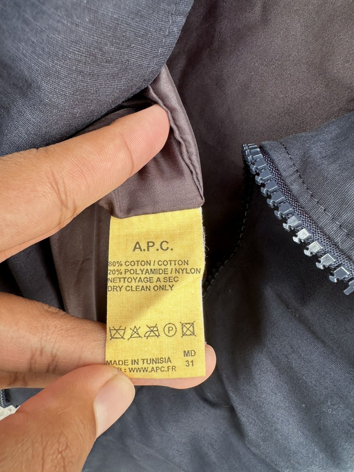 A.P.C. 👹A.P.C Double Collar Fleece Bomber Jacket Size US S / EU 44-46 / 1 - 8 Thumbnail