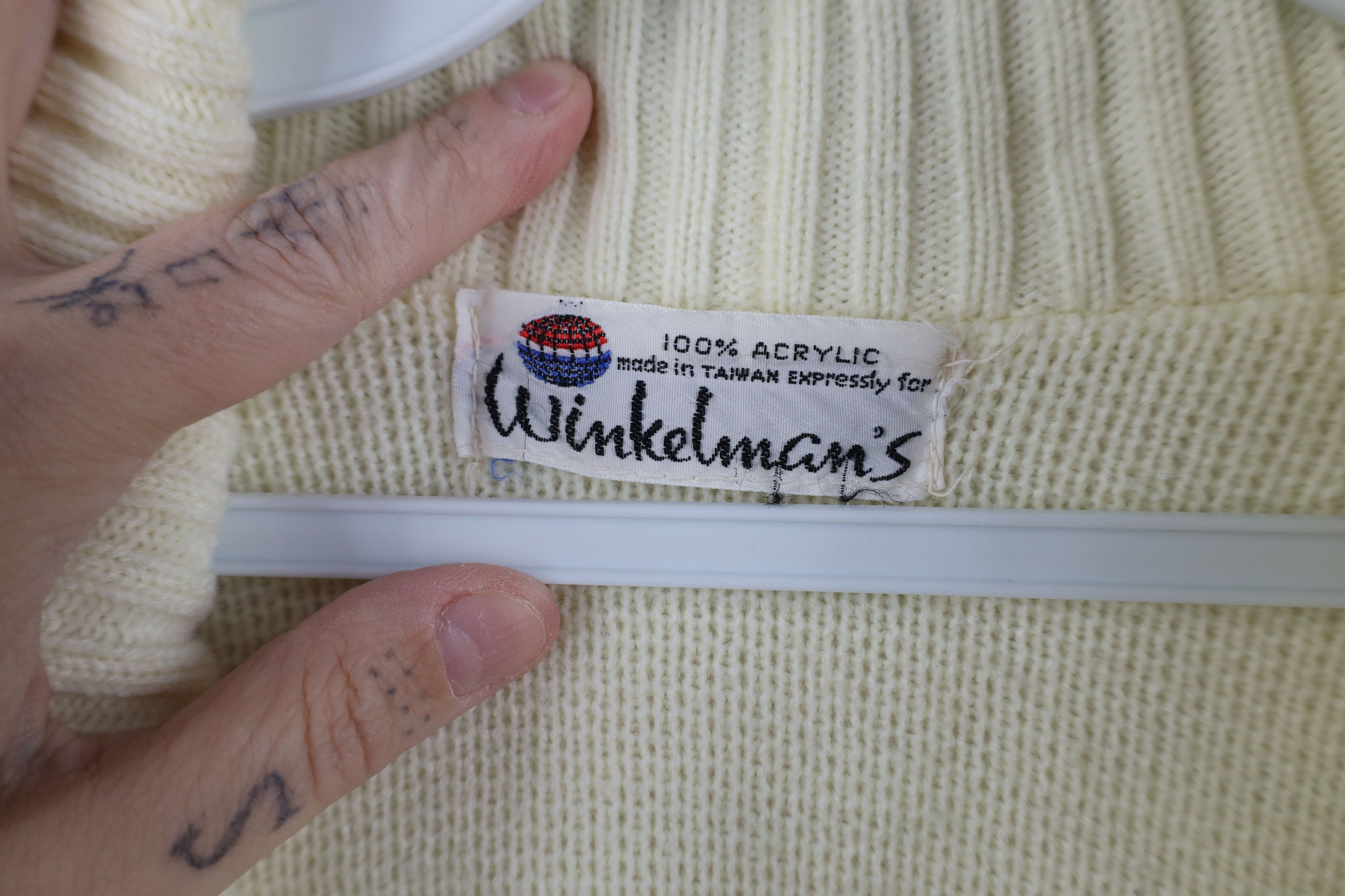 Vintage Vintage 70s Dapper Ribbed Knit Open Front Cardigan Sweater Size L / US 10 / IT 46 - 8 Thumbnail