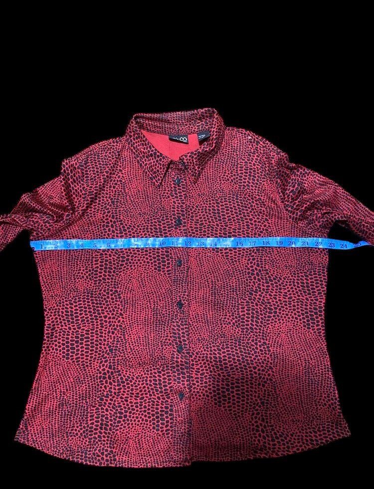 If Six Was Nine × Japanese Brand × Le Grande Bleu (L.G.B.) ❤️‍🔥NEW YORK & COMPANY BUTTON UPS SHIRT❤️‍🔥 Size US XL / EU 56 / 4 - 4 Thumbnail