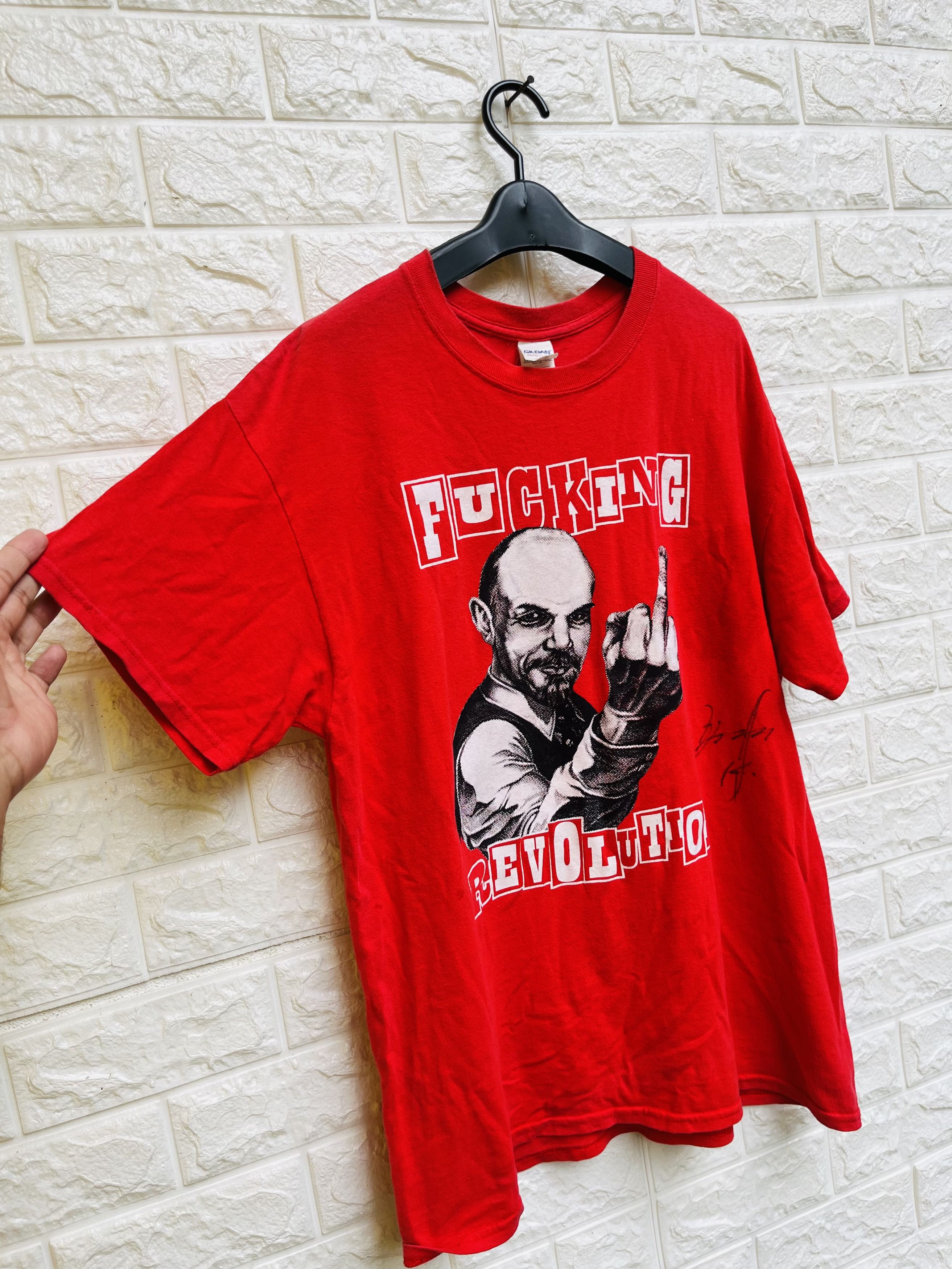 Japanese Brand × Vintage Vintage Fxking Revolution With Sign Designer Fashion Style Size US L / EU 52-54 / 3 - 4 Thumbnail
