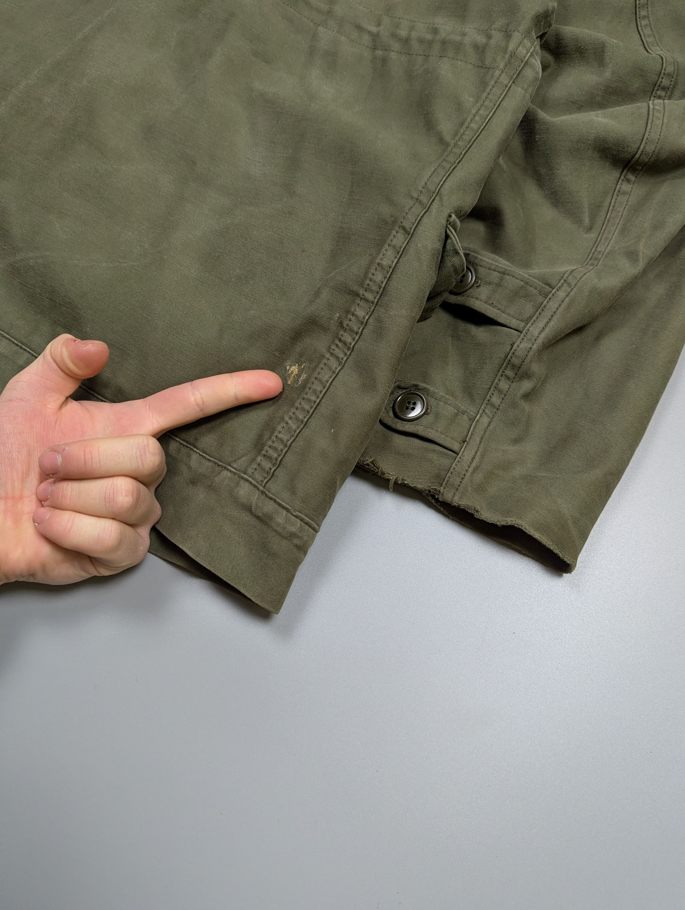 Vintage 1980s Dutch Army Field Jacket Military Cotton Utility Coat Size US M / EU 48-50 / 2 - 19 Thumbnail