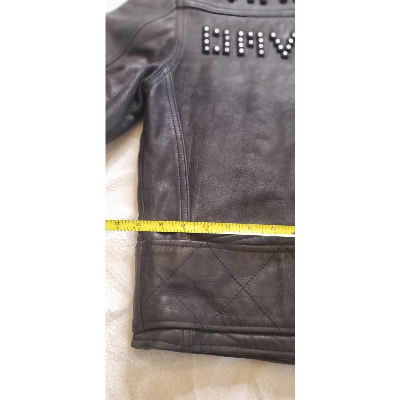 Harley Davidson Harley Davidson Women’s L Leather Motorcycle Jacket Studded Size L / US 10 / IT 46 - 13 Thumbnail