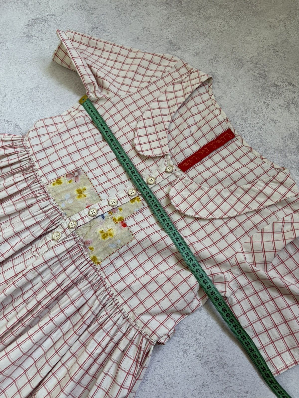 Vintage Ewa I Walla Pink Short Sleeve Checkered Midi Dress Size S Size S / US 4 / IT 40 - 17 Thumbnail