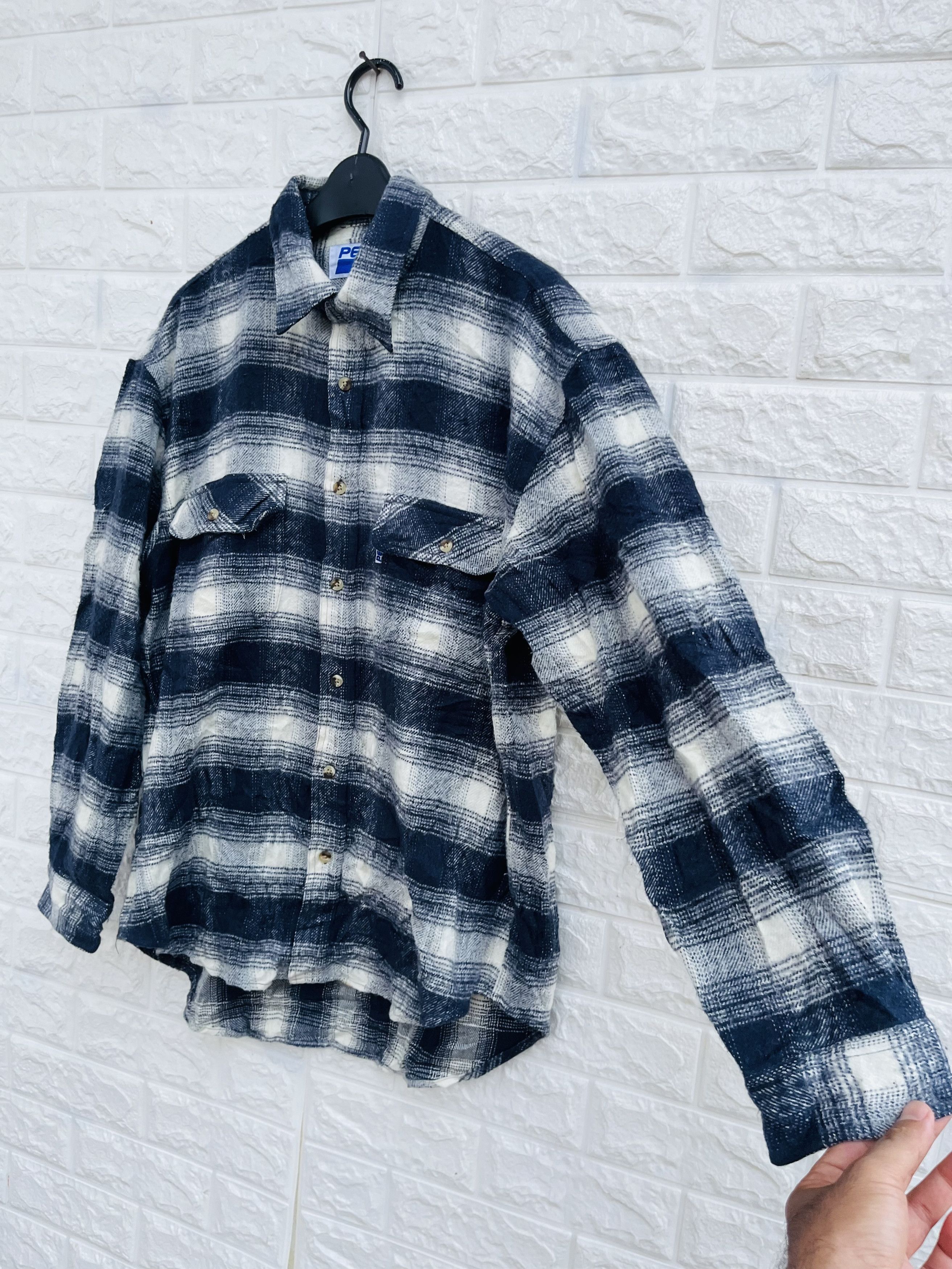 Japanese Brand × Pepsi × Vintage Vintage Pepsi Hip Hop Streetwear Fashion Style Flanel Size US XL / EU 56 / 4 - 5 Thumbnail