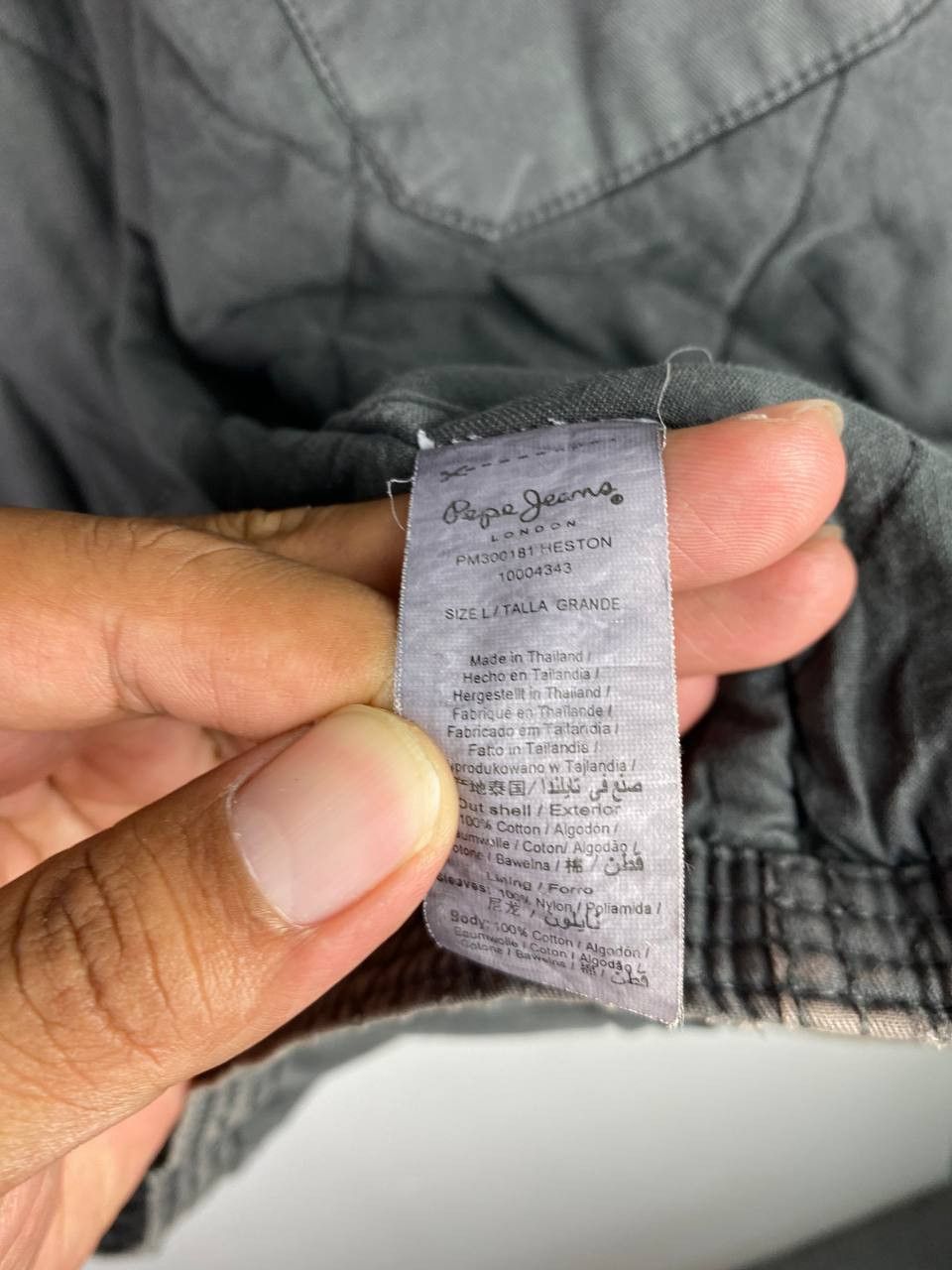 Pepe Jeans pepe jeans military style jacket quilted lining Size US L / EU 52-54 / 3 - 8 Thumbnail