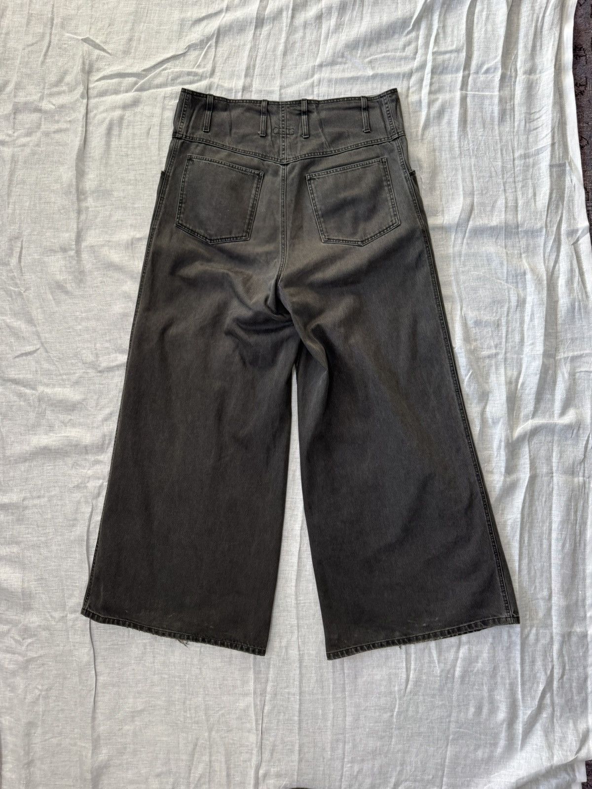 Raf Simons Raf Simons AW04 Waves Redux Archive Oversized Wide Leg Jeans Size US 34 / EU 50 - 8 Thumbnail