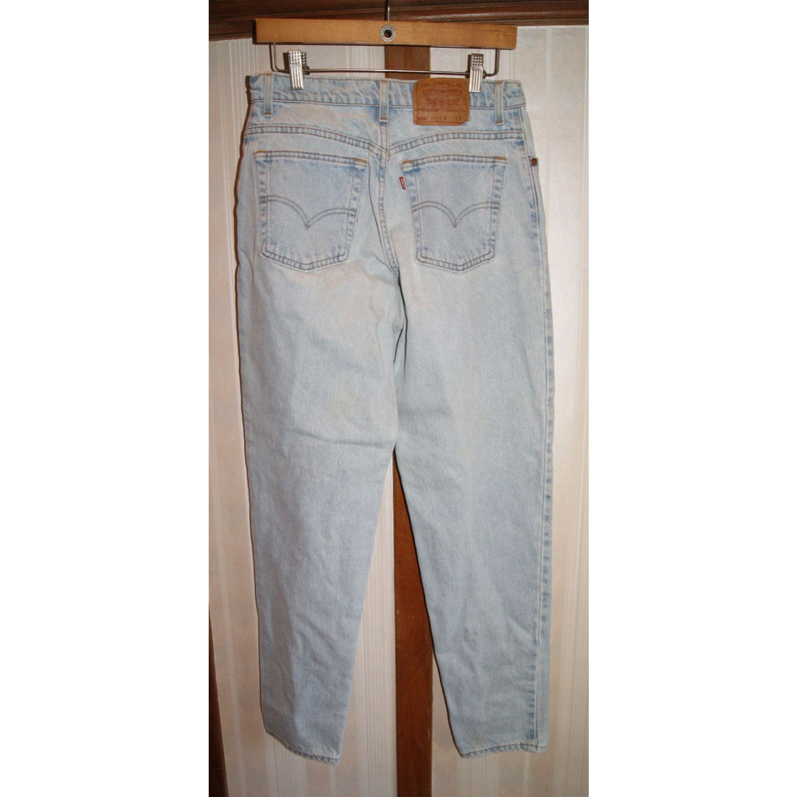 Levi's VTG Levi's 550 Jeans Womens L Relaxed Tapered Leg High Rise Size 32" / US 10 / IT 46 - 3 Thumbnail