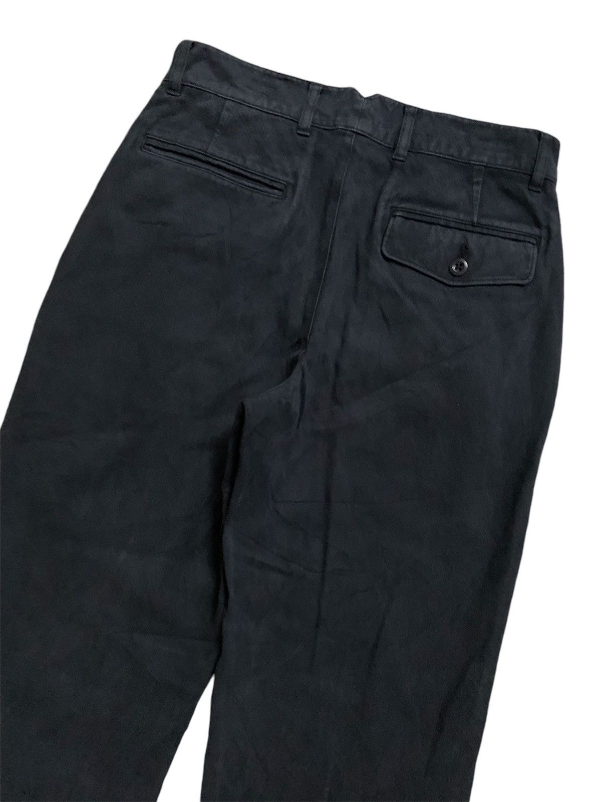 Margaret Howell Margaret Howell Cropped Navy Wide Pant Size 28" / US 6 / IT 42 - 4 Thumbnail