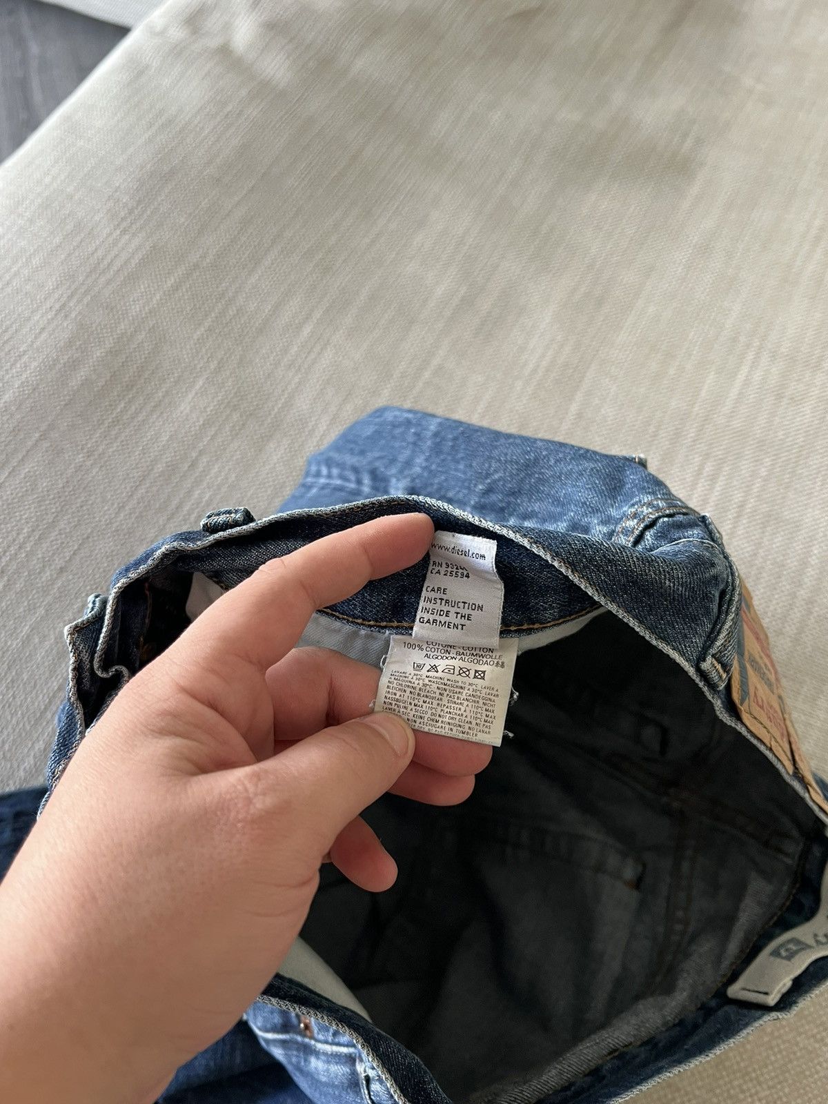 Diesel × Vintage Vintage 💥 Diesel Jeans Pants Size US 32 / EU 48 - 19 Thumbnail