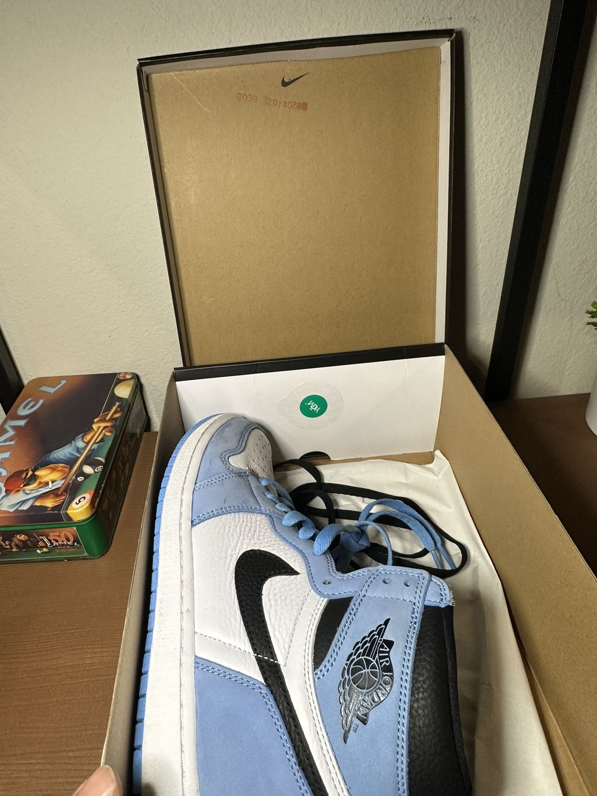 Jordan Brand × Nike Jordan 1 Retro High University Blue Size US 9.5 / EU 42-43 - 10 Thumbnail