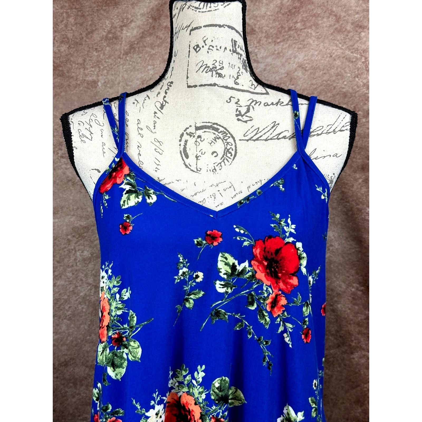 Other Papermoon Basima Back Detail Knit Top Blue Floral M Size M / US 6-8 / IT 42-44 - 5 Thumbnail