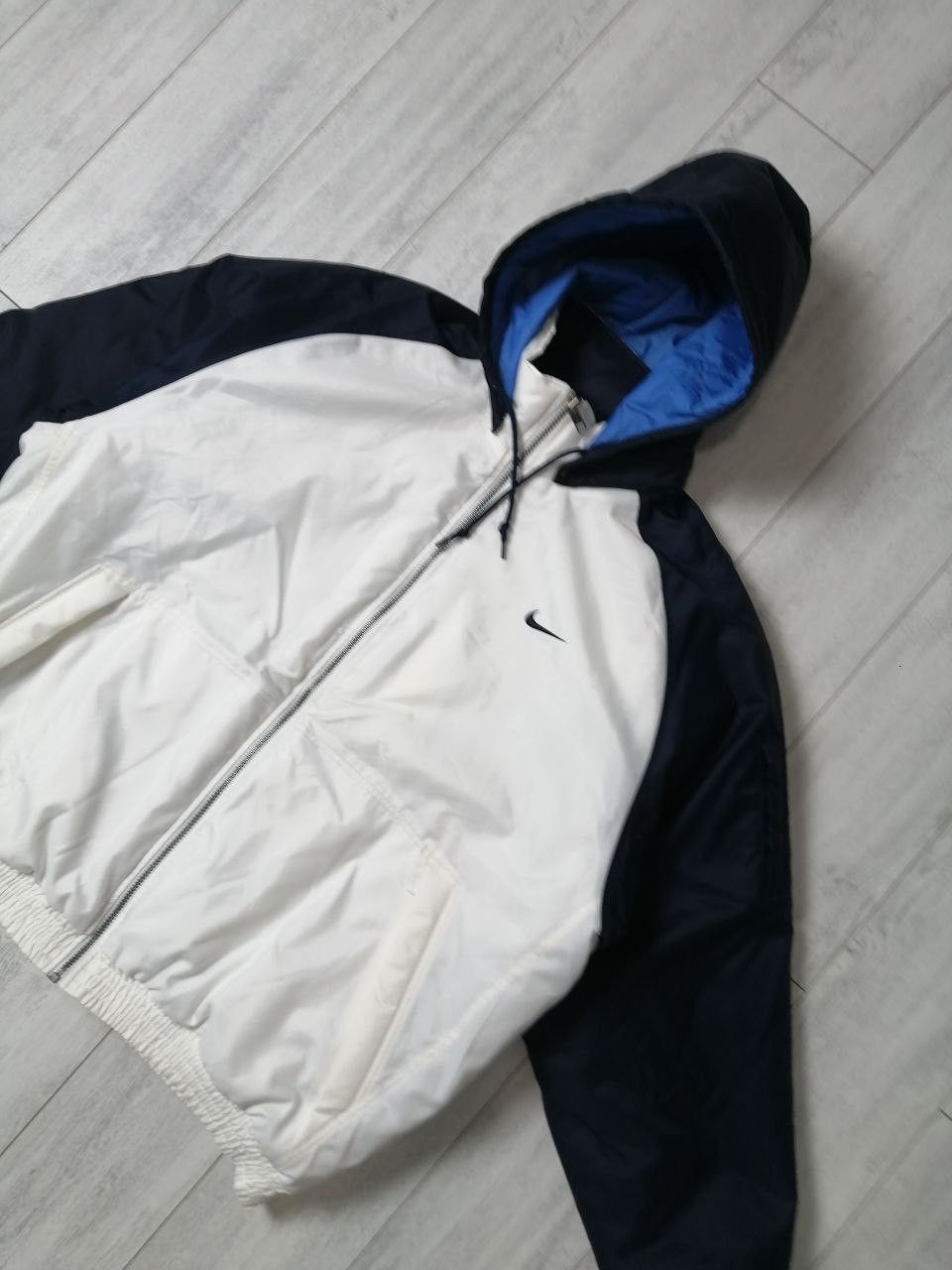 Nike × Vintage Vintage 90's Nike Swoosh Y2K Winter Jacket Size XL Size US XL / EU 56 / 4 - 2 Thumbnail