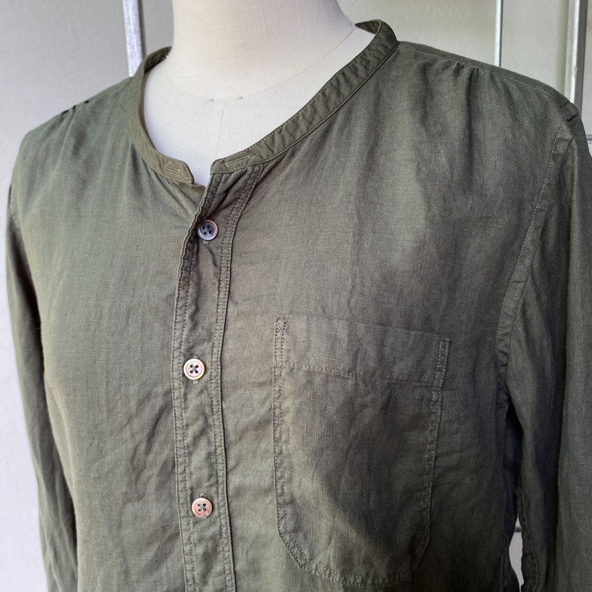 OMNIGOD OMNIGOD Dark Green Roll-Up Sleeve Blouse Size XS / US 0-2 / IT 36-38 - 10 Thumbnail