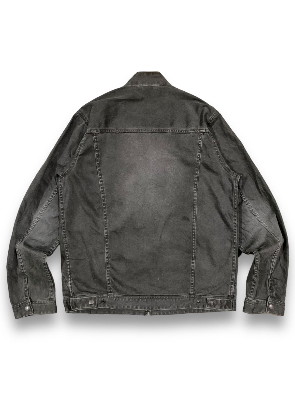 KMRii Vintage Japanese Brand Faded Canvas Biker-Punk Style Jacket Size US M / EU 48-50 / 2 - 2 Thumbnail