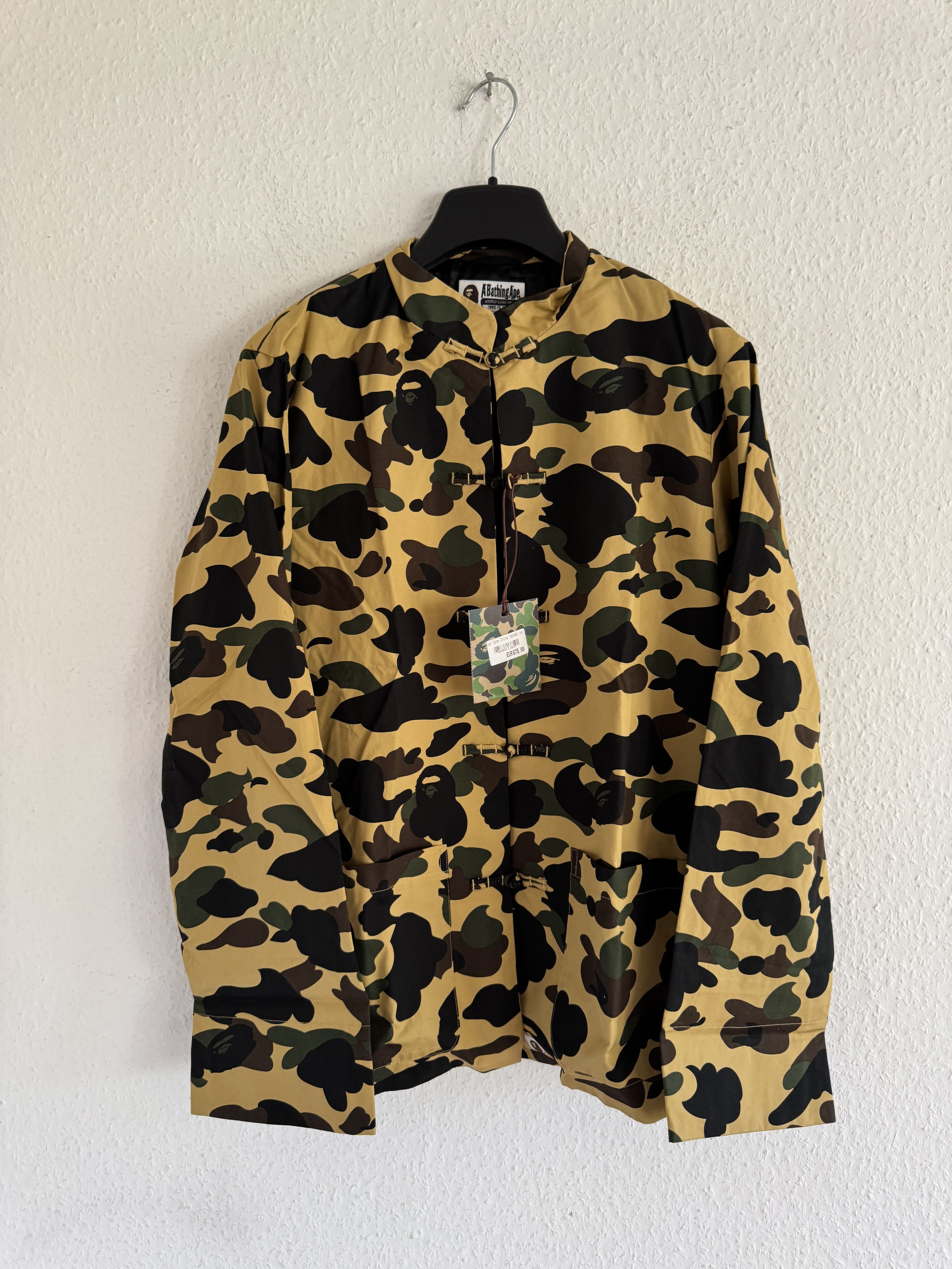 Bape 1st Camo China Jacket Yellow Size US XL / EU 56 / 4 - 1 Thumbnail