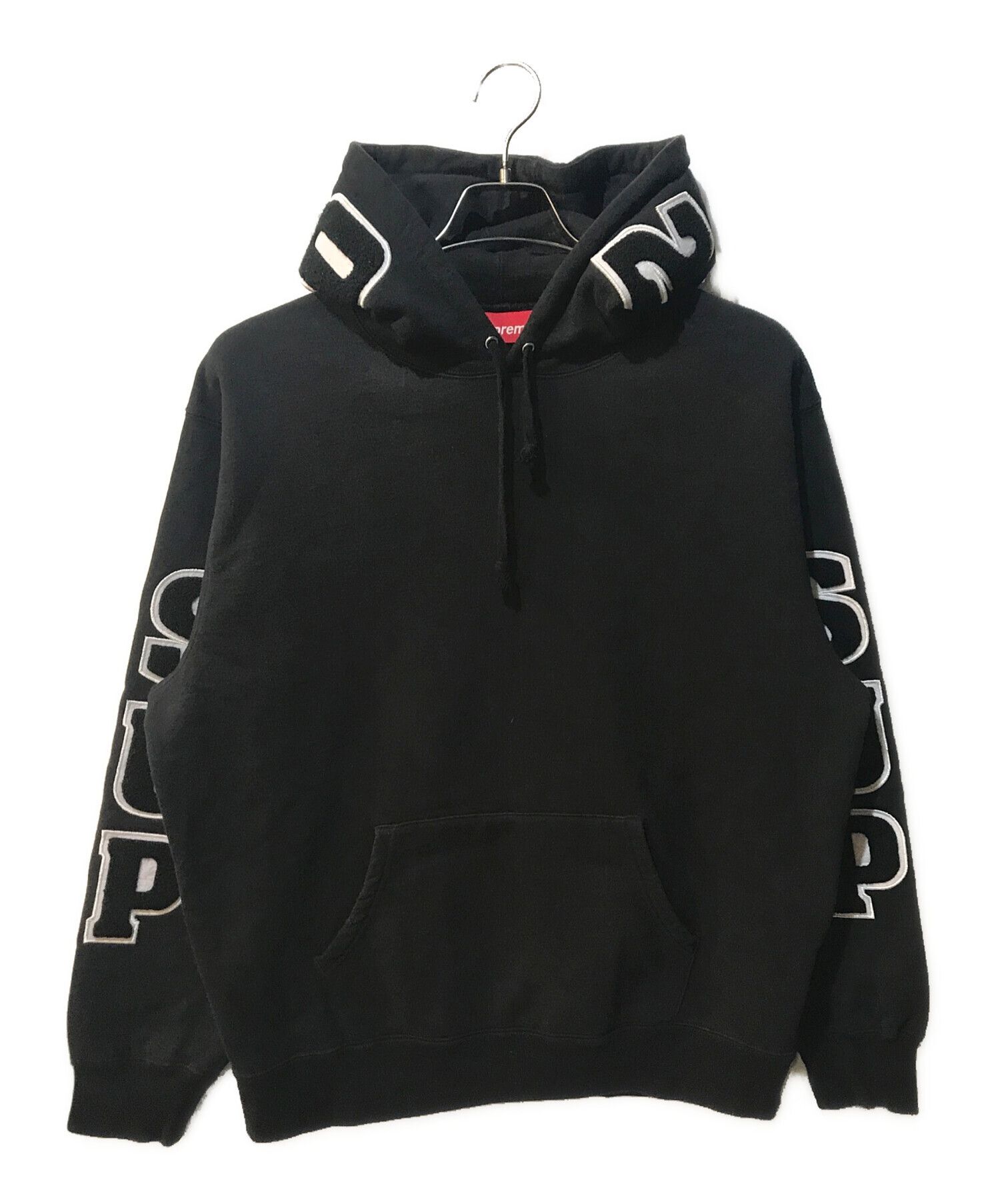 Supreme SUPREME Team Chenille Hooded Black Size M | Grailed 