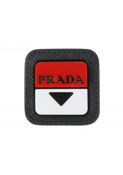 Prada o1mle0425 Size: OS / Square Logo Pin in Multicolor Size ONE SIZE - 1 Preview