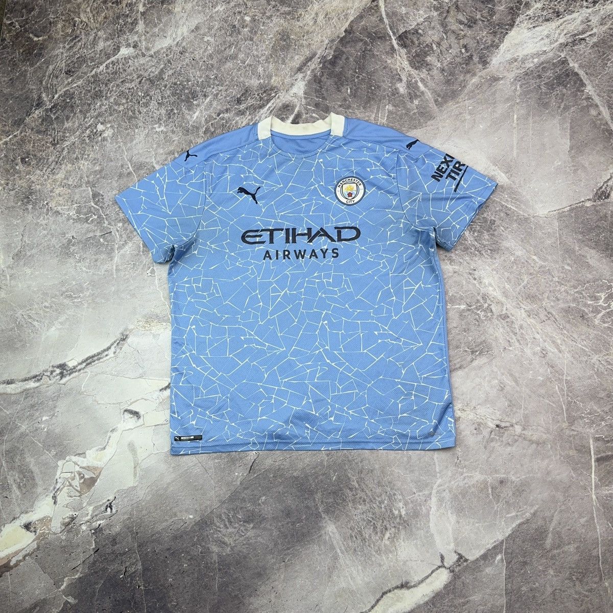 Puma Puma Manchester City Jersey 2020-21 Home Kit Football Shirt Size US XL / EU 56 / 4 - 1 Thumbnail