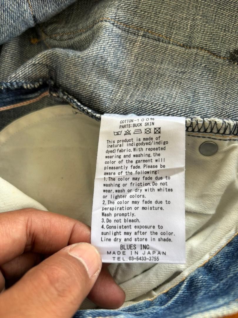 Japanese Brand VTG KuroDenim Selvedge Distressed Rare Selvedge Japan Denim Size US 34 / EU 50 - 17 Thumbnail