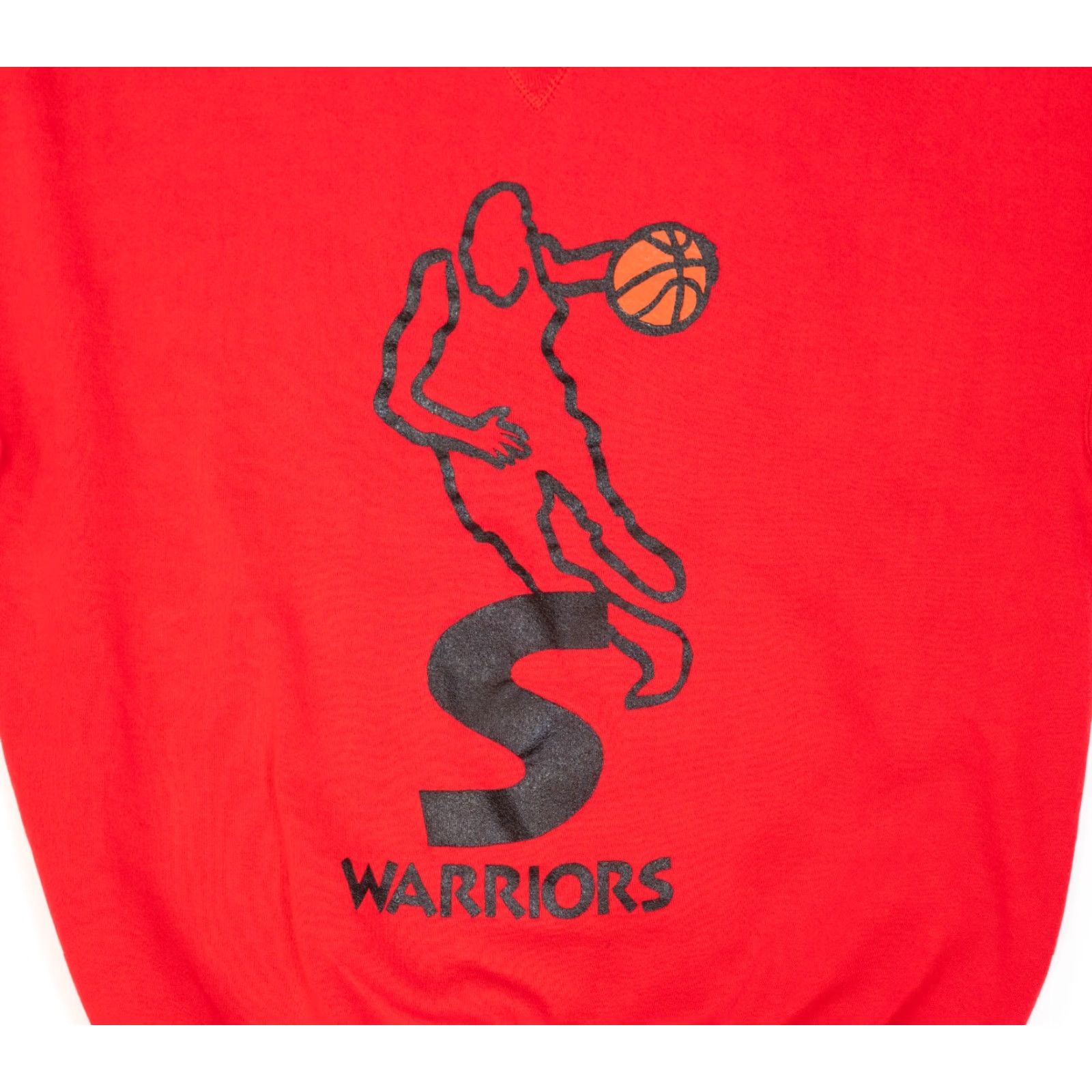Russell Athletic VINTAGE Russell Athletic Sweatshirt Basketball Men XL Red Warriors Made USA Size US XL / EU 56 / 4 - 3 Thumbnail