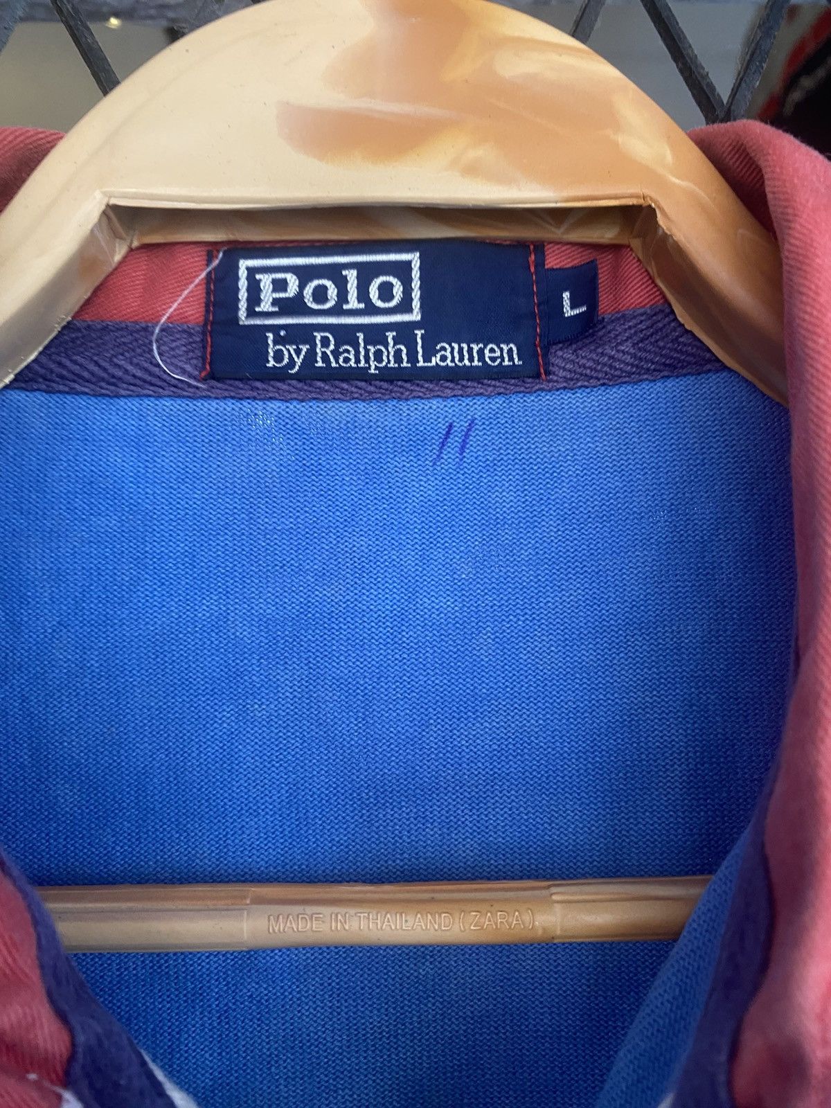 Polo Ralph Lauren × Vintage Vtg Polo Ralph Lauren P-93 Button Shirt RLPC 67 Size US L / EU 52-54 / 3 - 3 Thumbnail