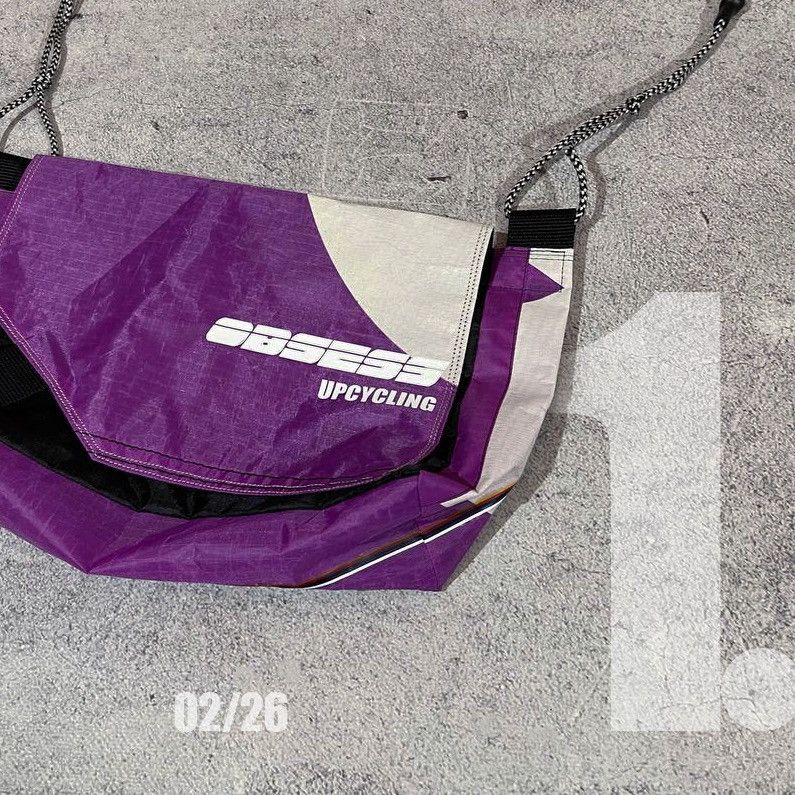 Other RIPSTOP MESSENGER BAG UPCYCLE BY OBSESS UPCYCLING ATELIER Size ONE SIZE - 2 Thumbnail